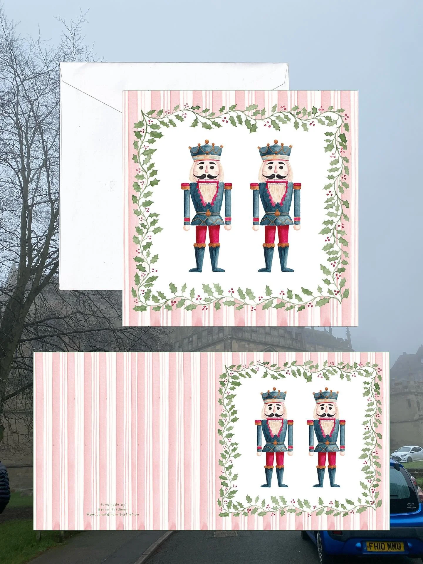 christmas cards are here!!! this is so exciting (and nerve wracking!) but if you would like to order any please let me know and send me a dm! 

prices:
single cards: &pound;2.50*
pack of 6: &pound;15*

thank you for the support!! shop small!!

*this 