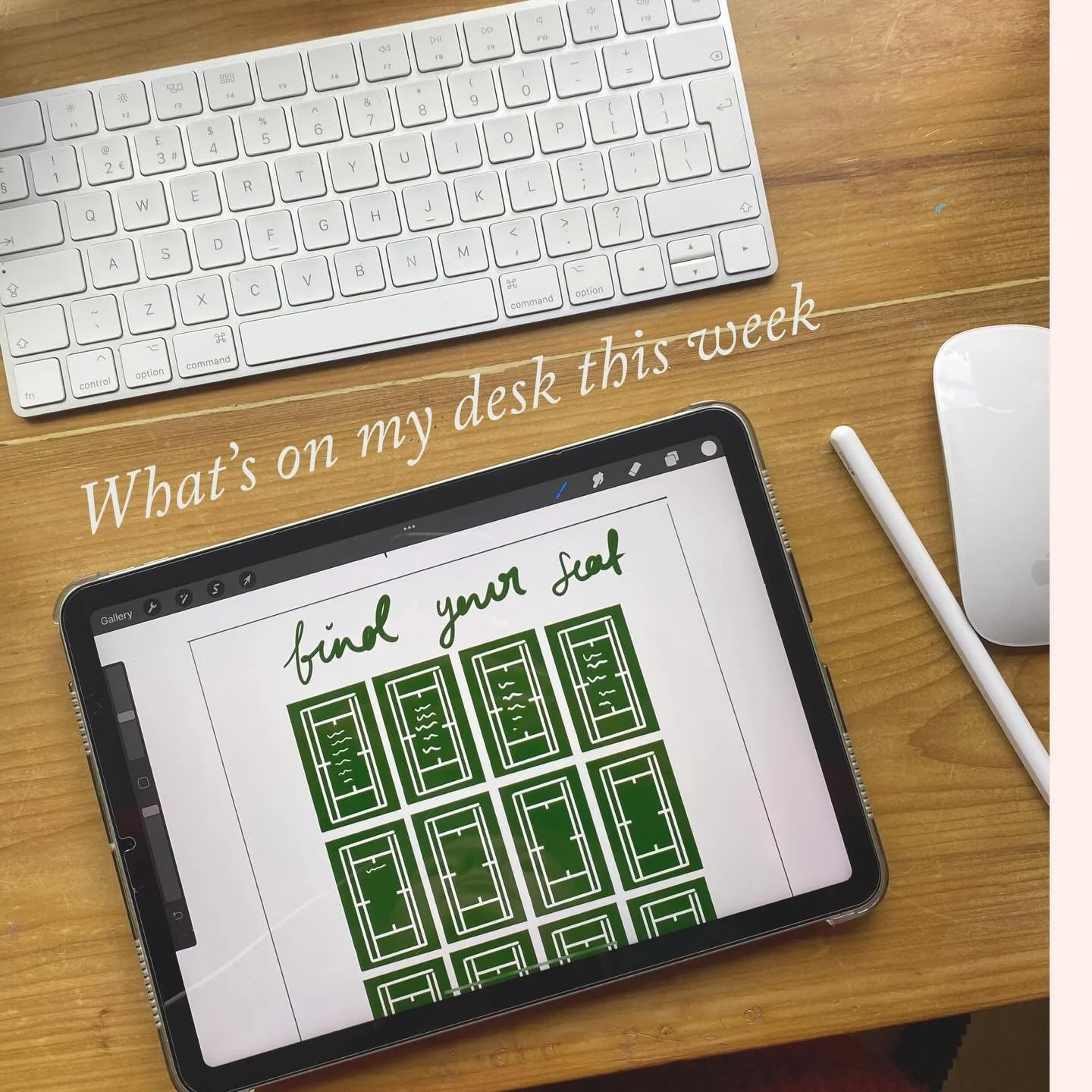 whats been on my desk this week&hellip;. except this is from a couple of weeks ago now🫣 
the start of new and exciting projects also means the ending of some lovely ones🩷

#illustrator #weddingstationery #petportrait #watercolour #watercolourartist