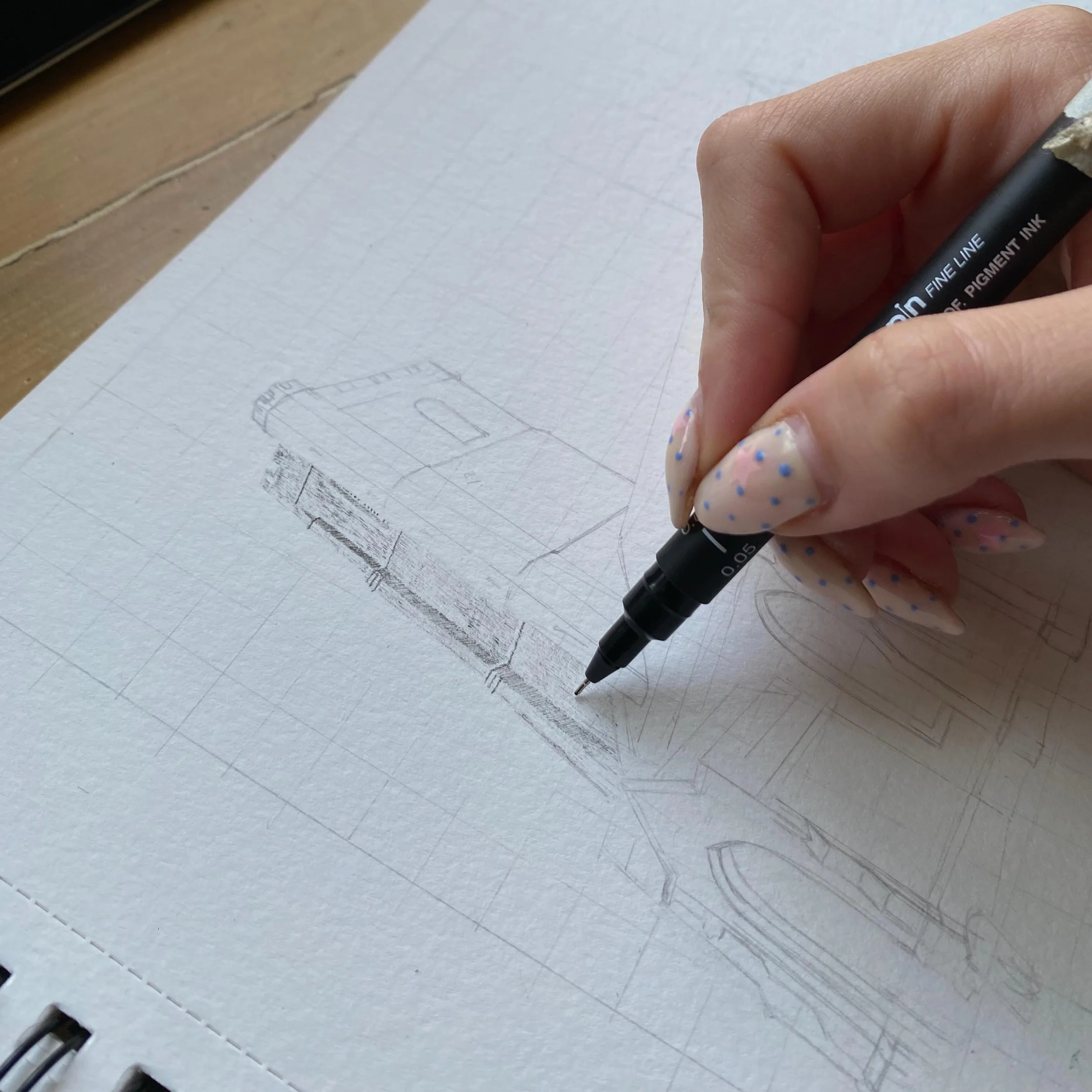As we come into wedding season, the panic of wedding gifts and what to get a couple who seemingly has everything often sets in. 

A hand-drawn picture of their church or reception is something that they will cherish forever and is such a beautiful gi