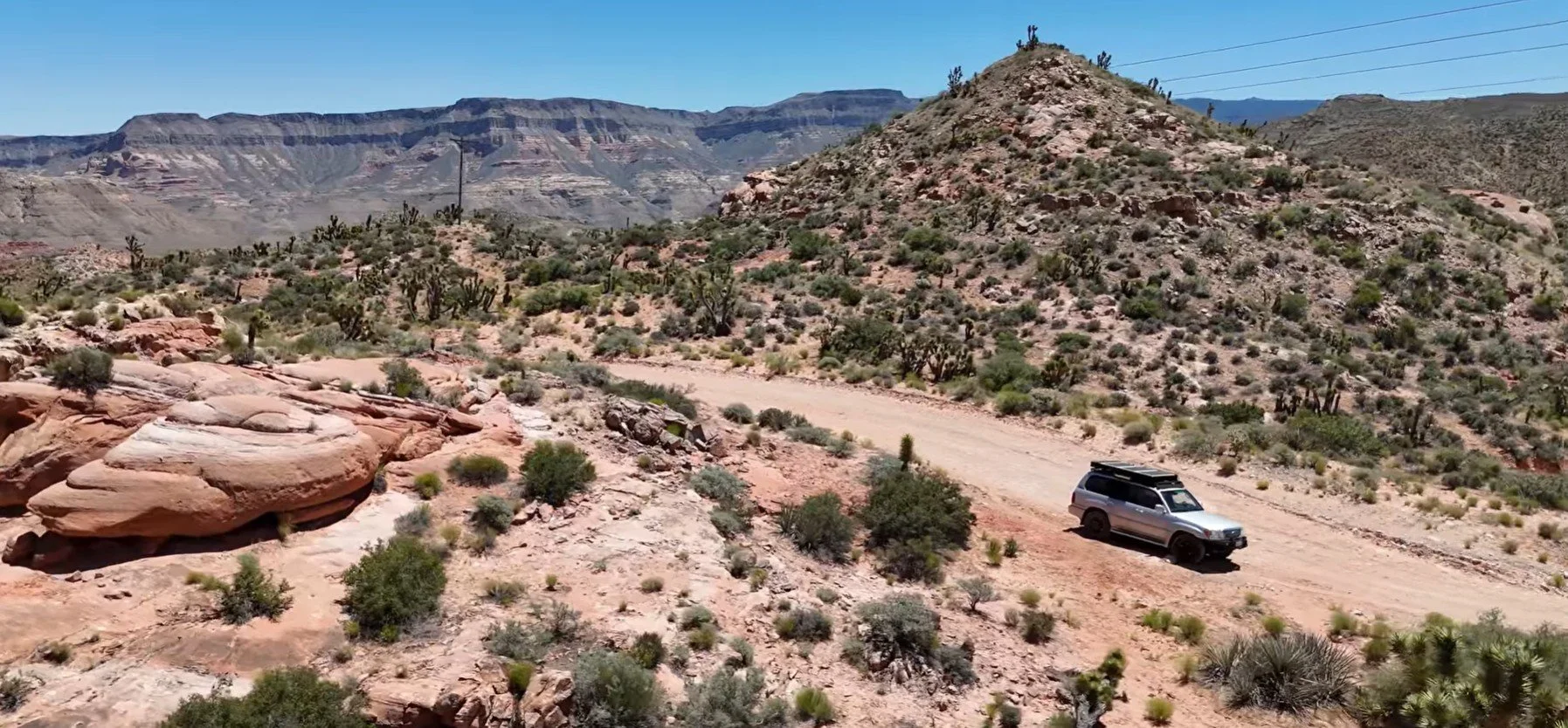 Watch the video of the LX470 overlanding Nevada
