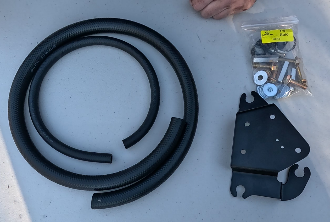 Hoses and Bracket