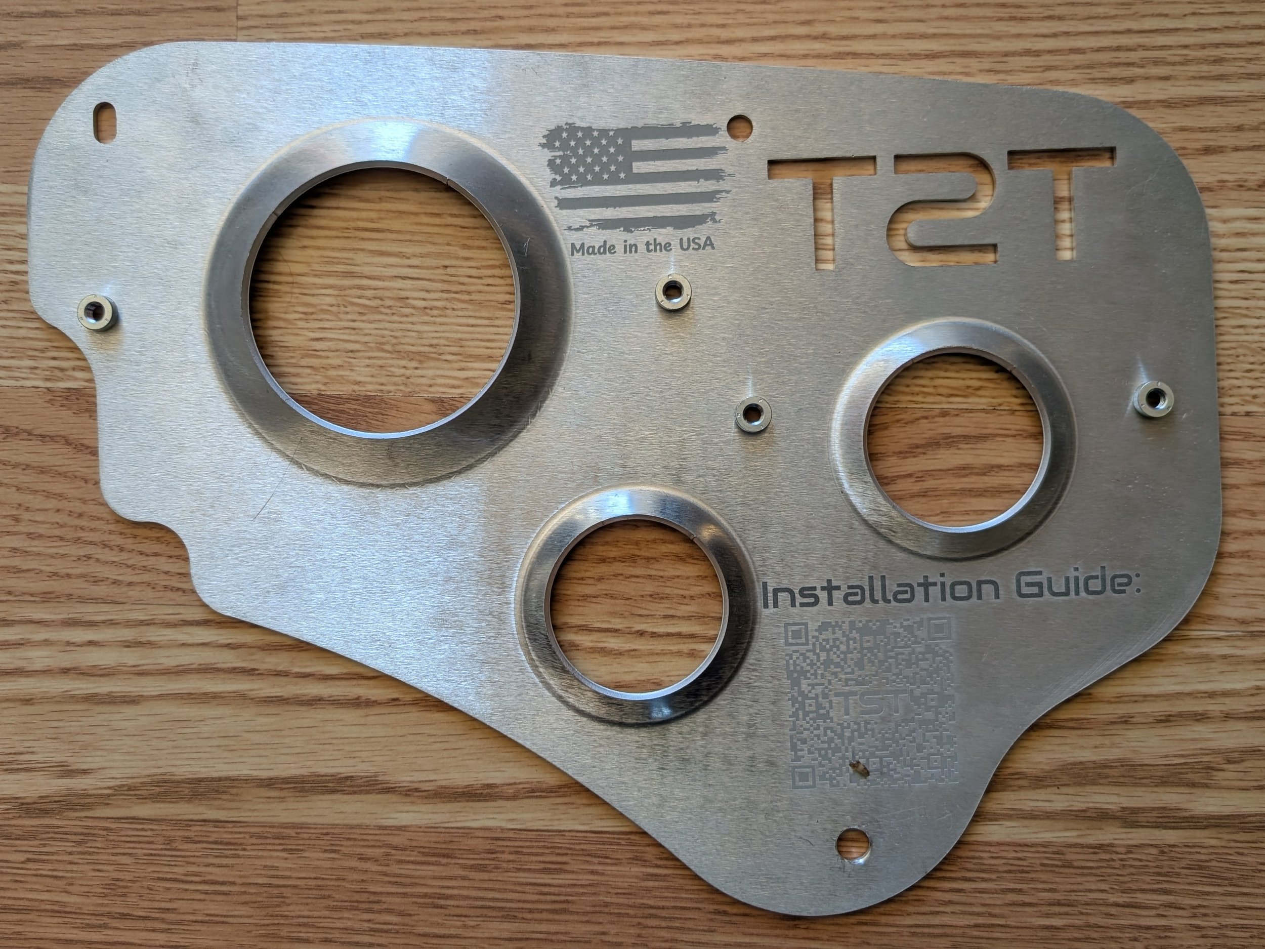 Back of mounting plate