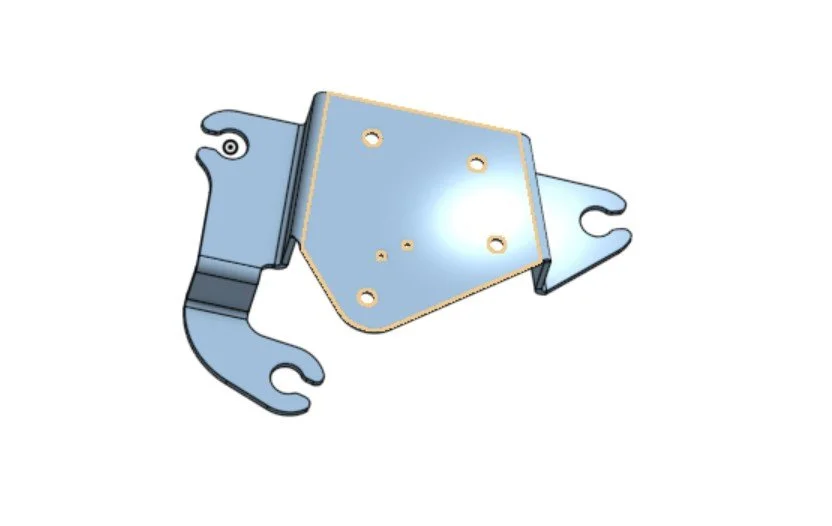 LX470 Power steering relocation bracket
