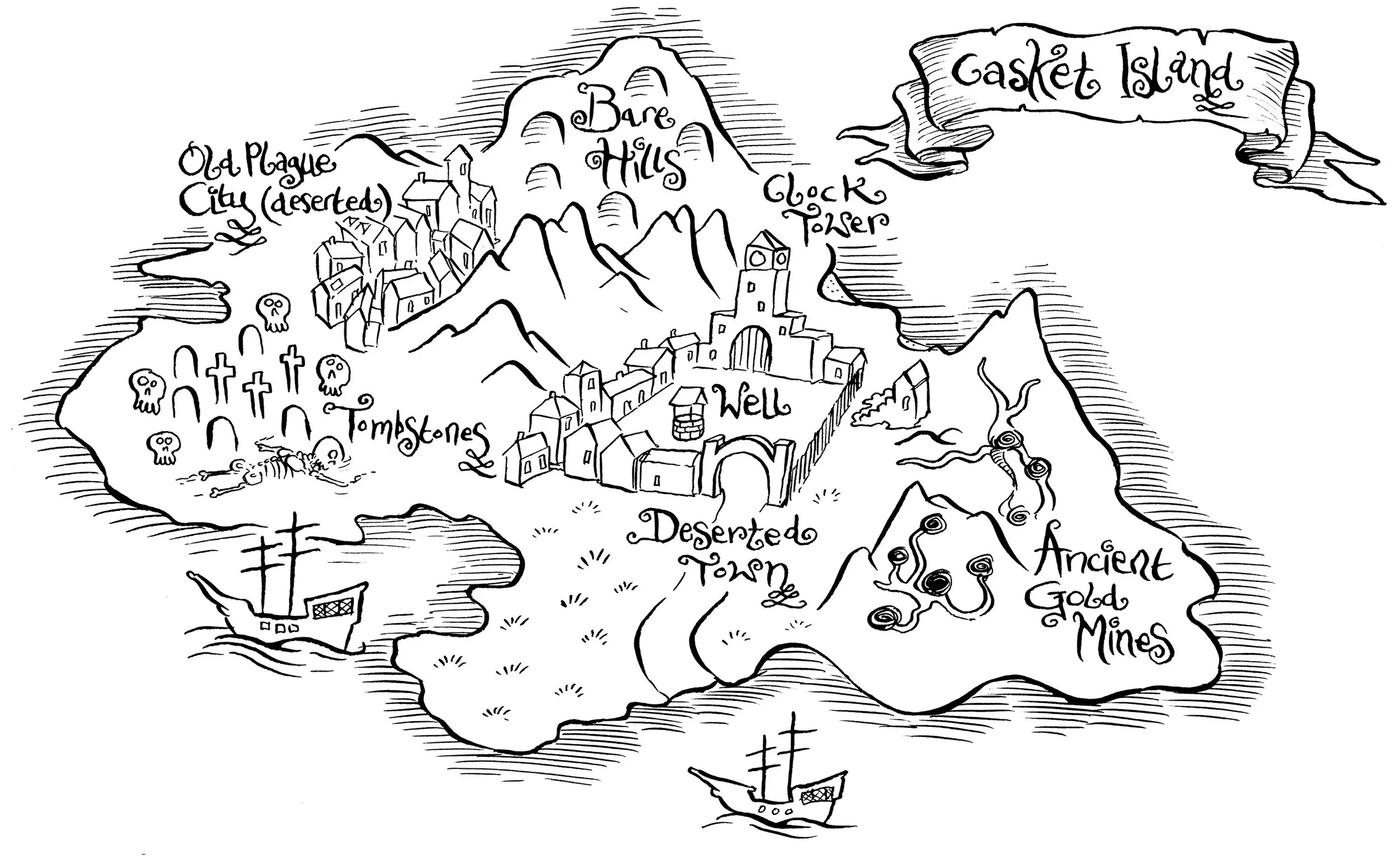 "Dragon Blood Pirates" map.