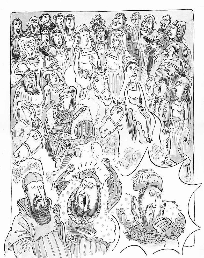 Interior page art from Henry VIII