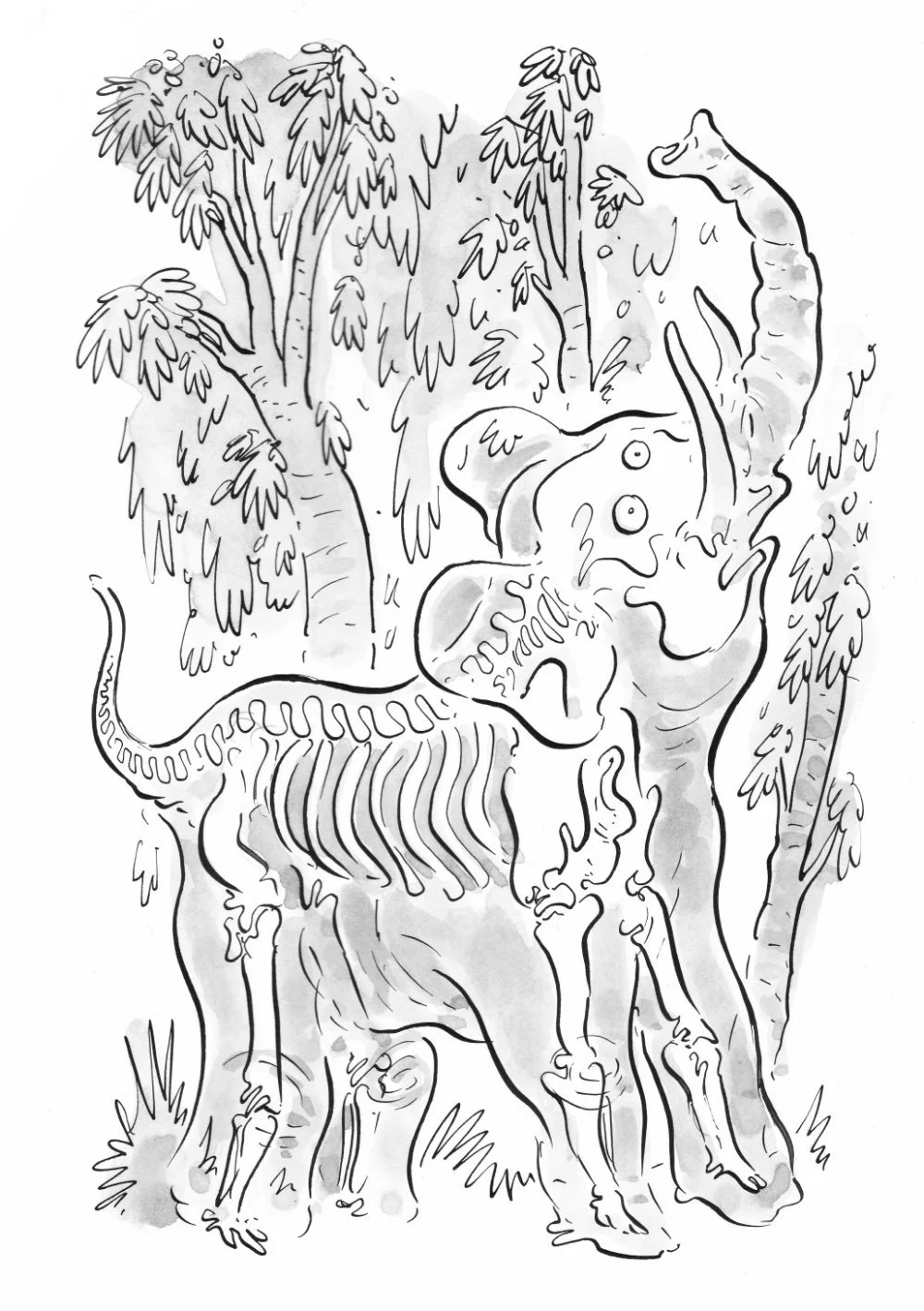 Interior illustration from "Small".