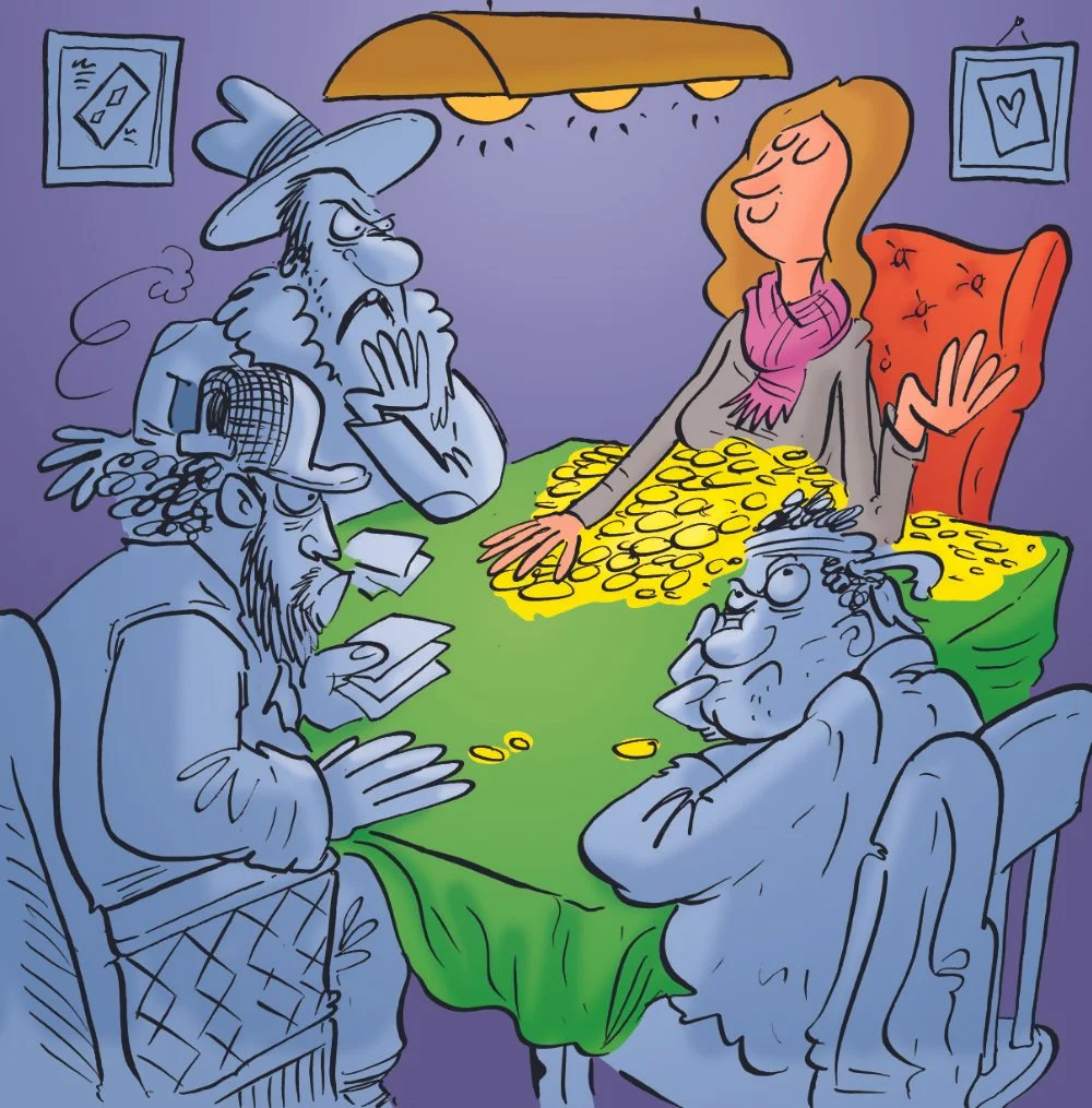 “I’m not very good at poker...”