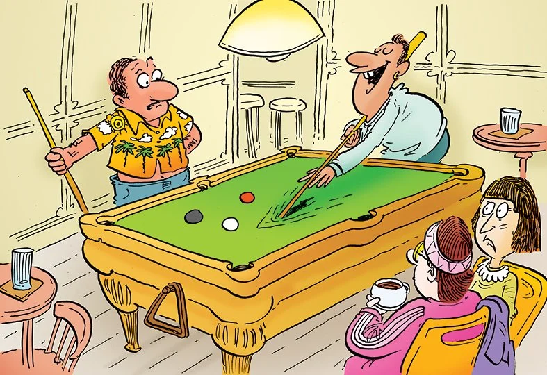 Famous Last words cartoon for La Settimanna Enigmistica.