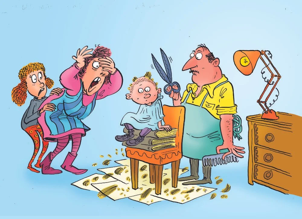 Famous Last words cartoon for La Settimanna Enigmistica.