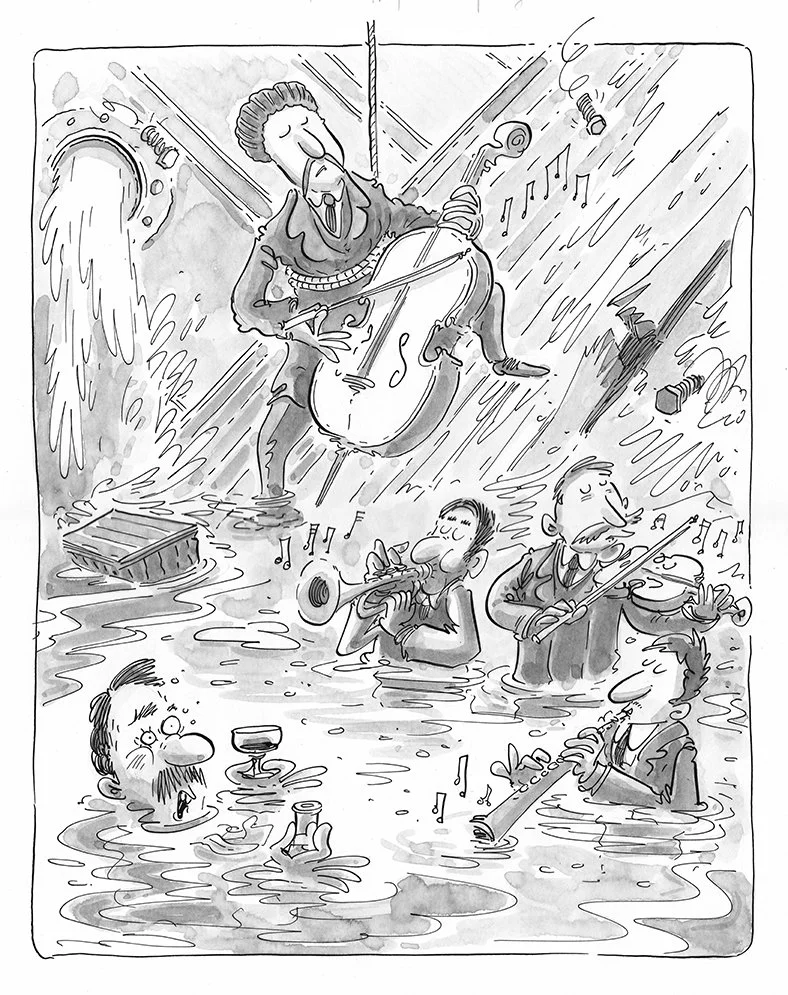 Interior page art from Titanic