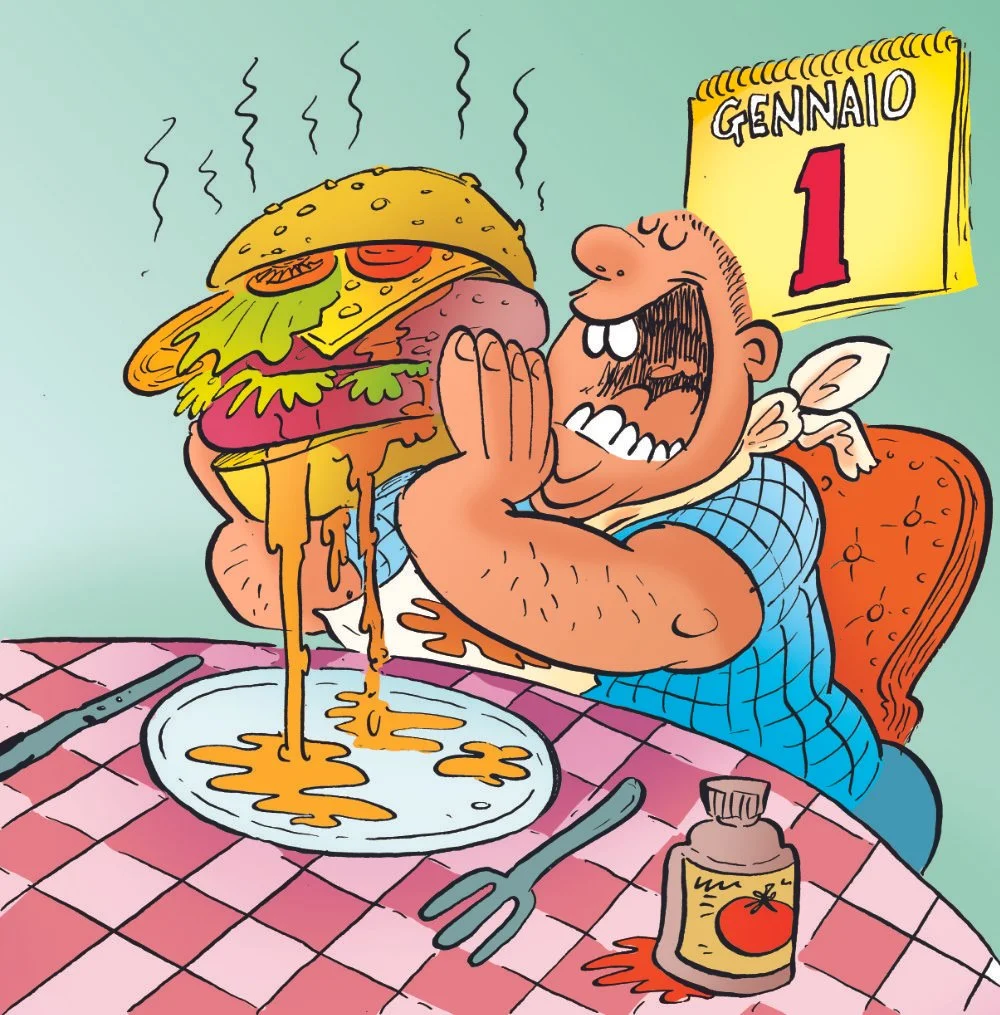 “This year, I’m starting a diet!”