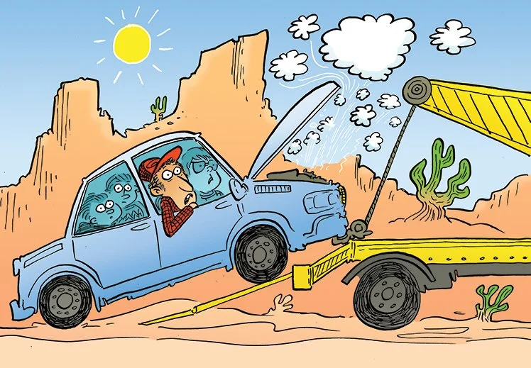 Famous Last words cartoon for La Settimanna Enigmistica.