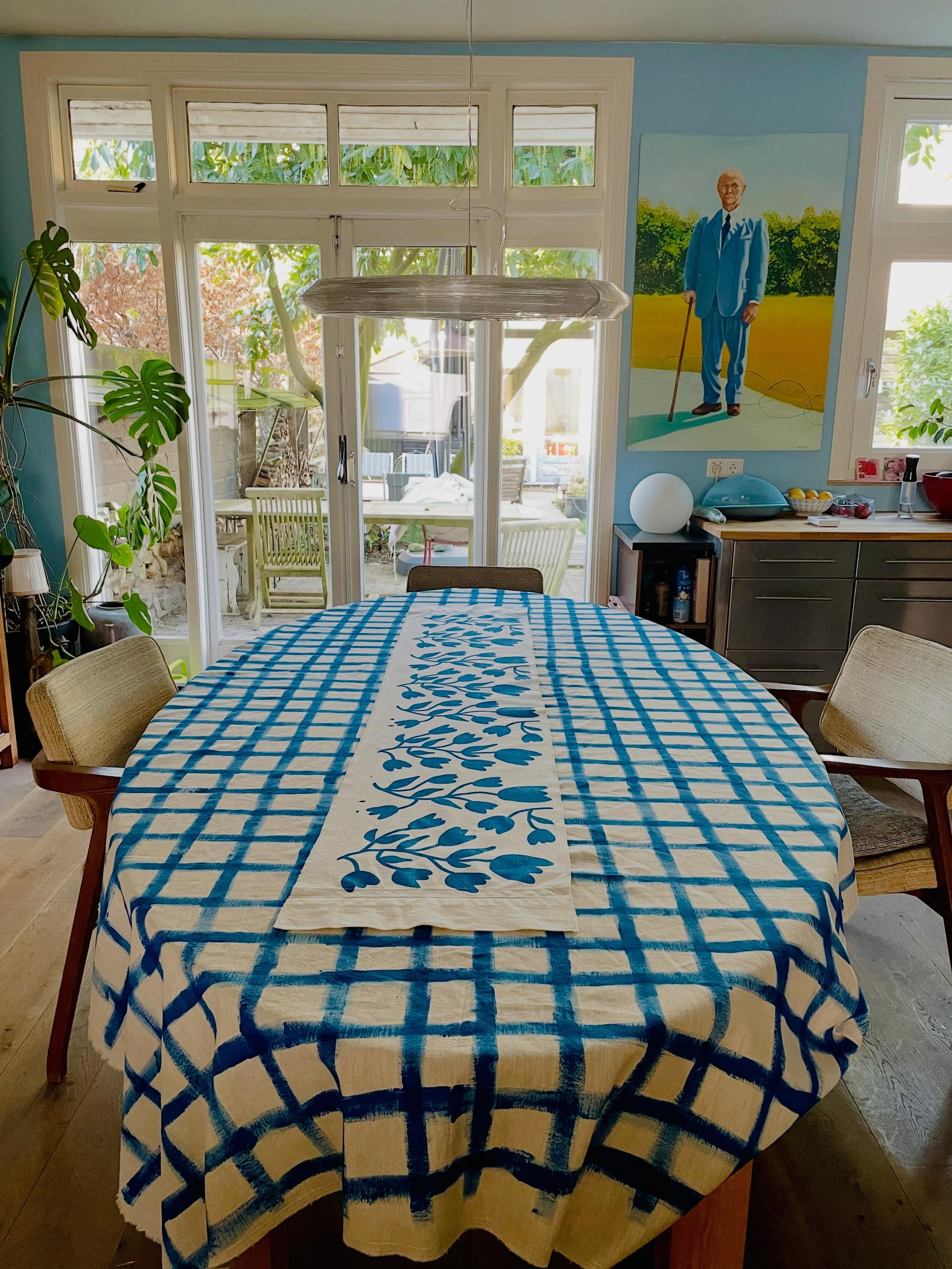 Hello Tuesday🌈 Knowing i have to sew > 120 project bags ( in a heatwave with a hot ironing system) my mind flips to something completely different and find ways to procrastinate. Like.. shall i make more tablecloth&rsquo;s .. today and offer them