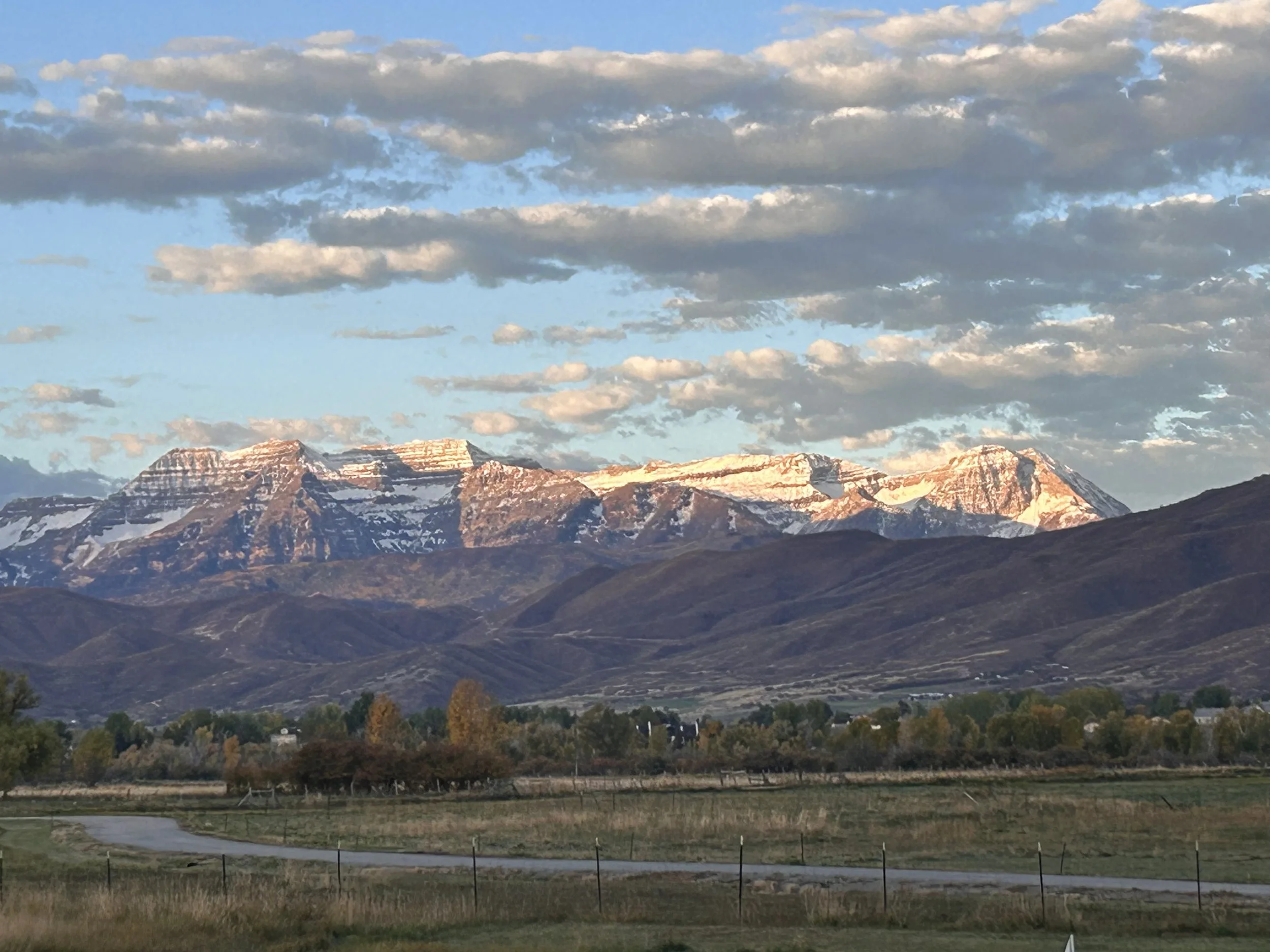 Outdoor wedding ceremony at private venue in Heber Valley Utah