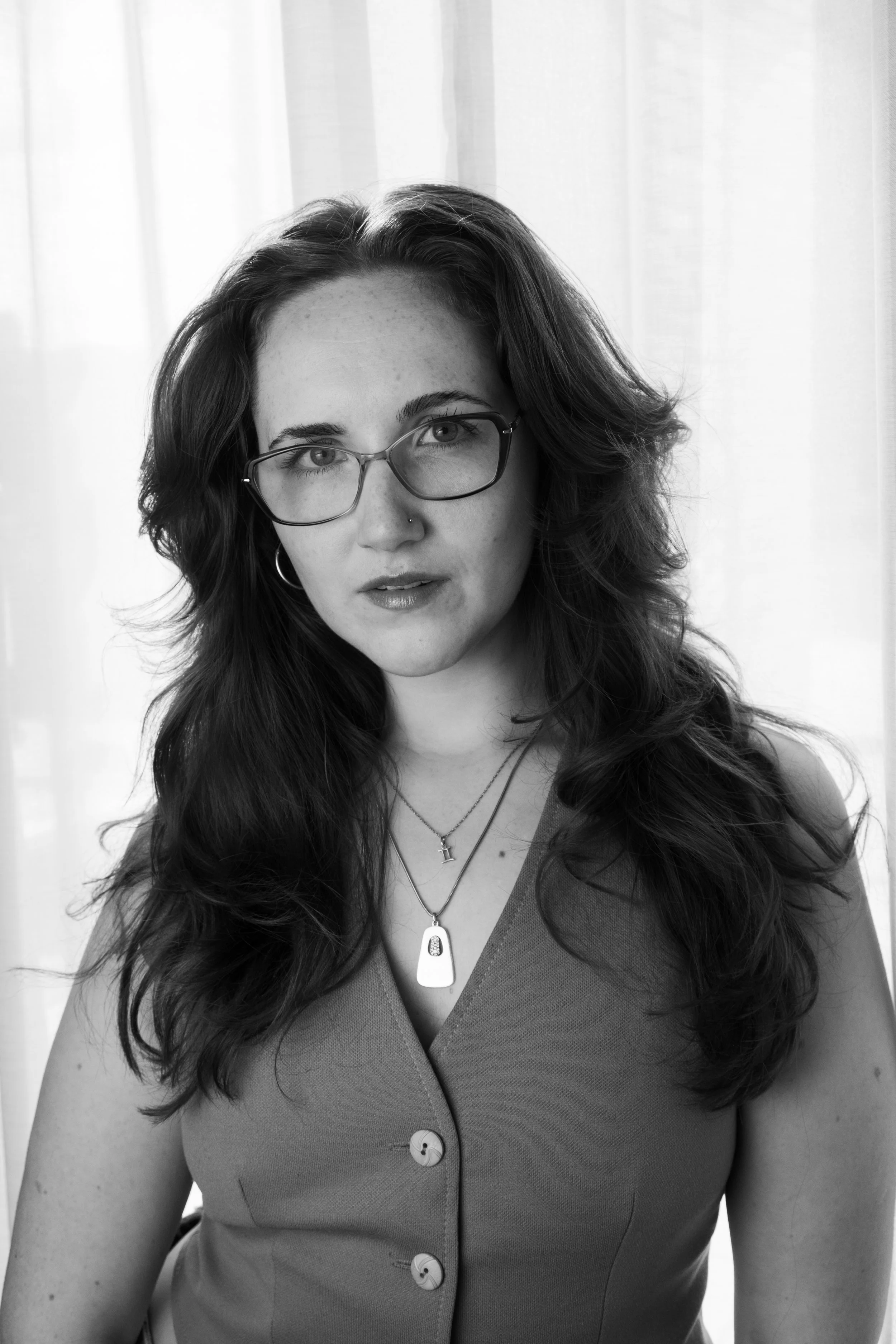 Headshot of voice artist and producer, Sophie Coburn Smith