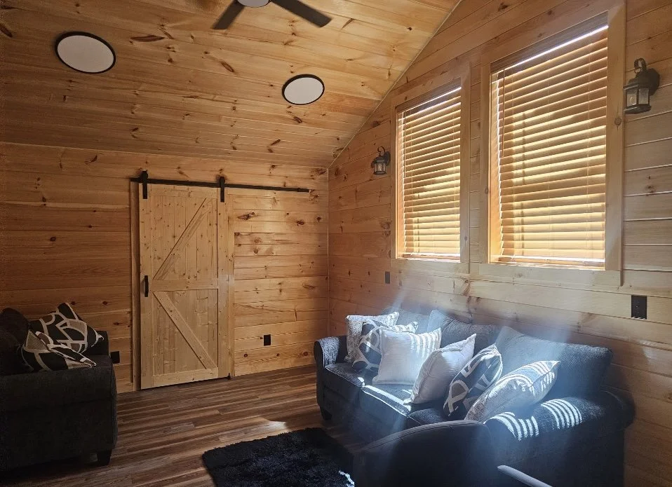 Bridal Getting Ready Area in Cabin (2)