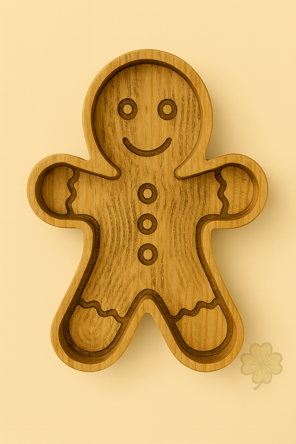 Gingerbread Man Decor Tray
