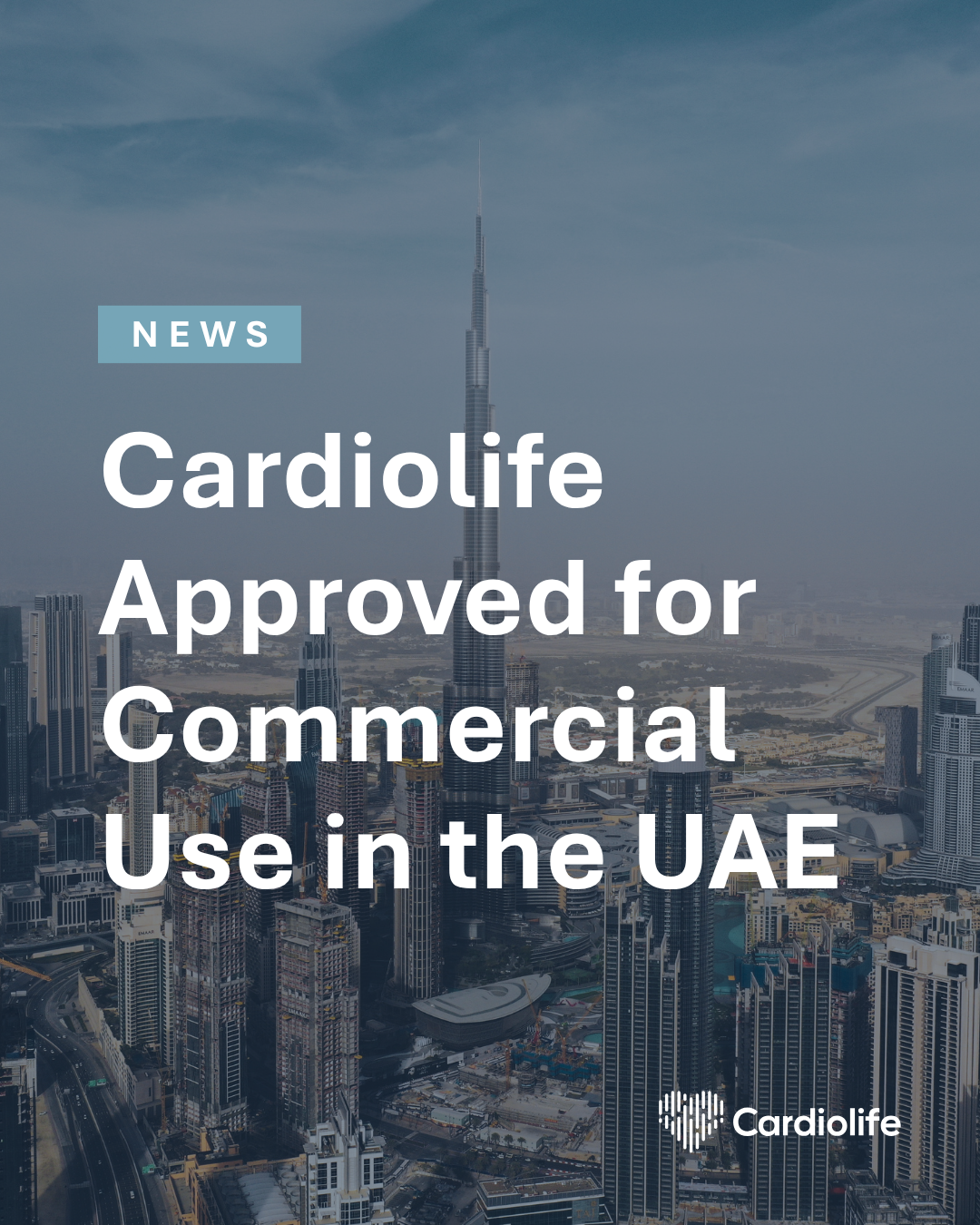 Cardiolife Approved for Commercial Use in the UAE