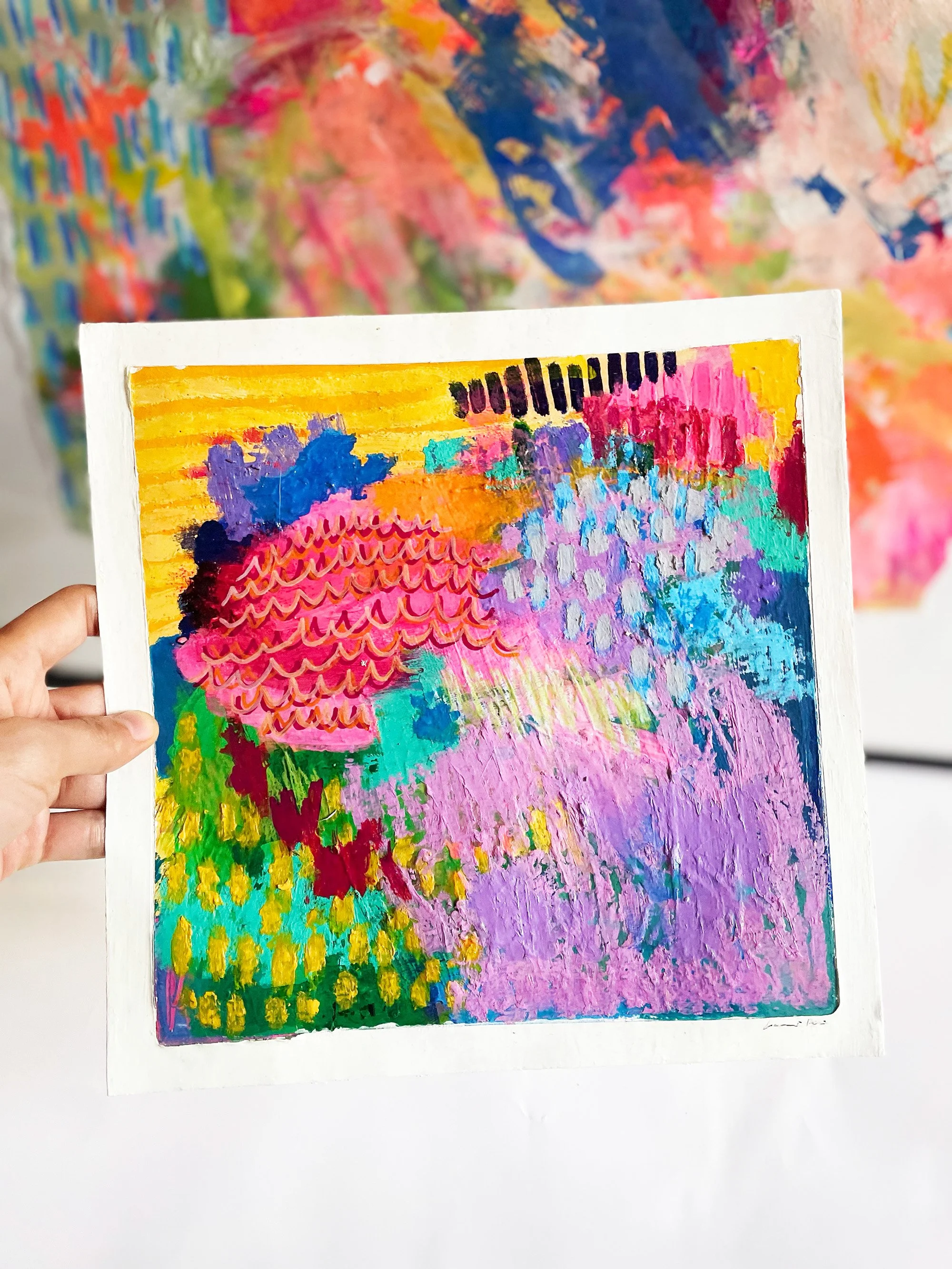 Salvador - Lilas, 25x25cm