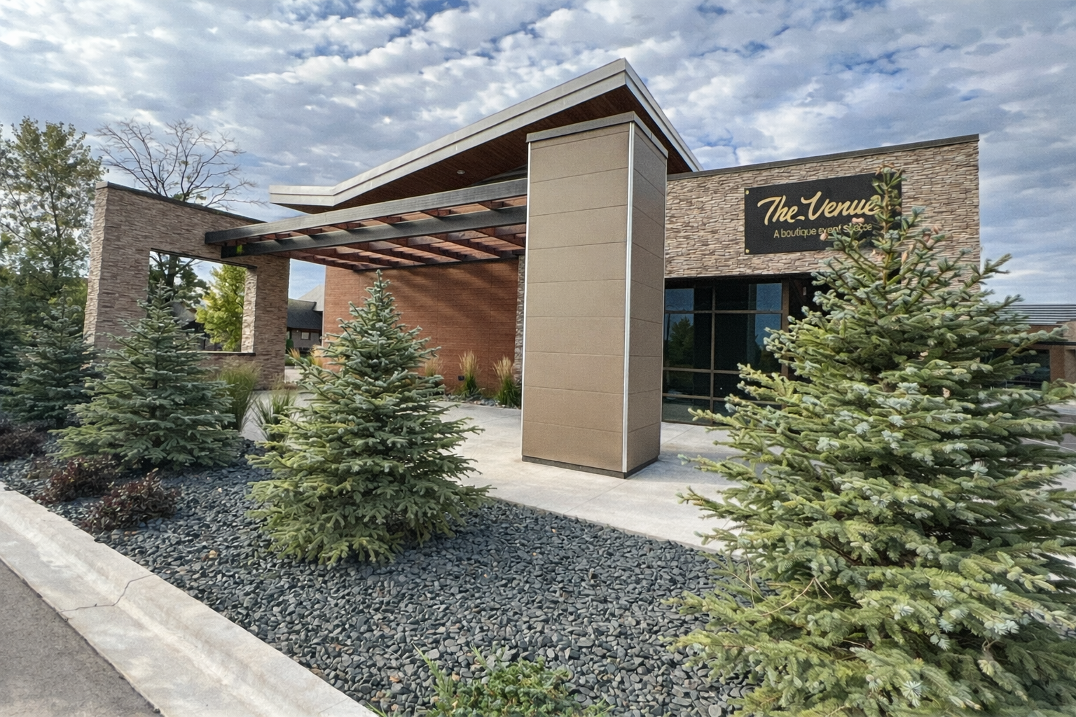 Patio View at The EkoMarkt building