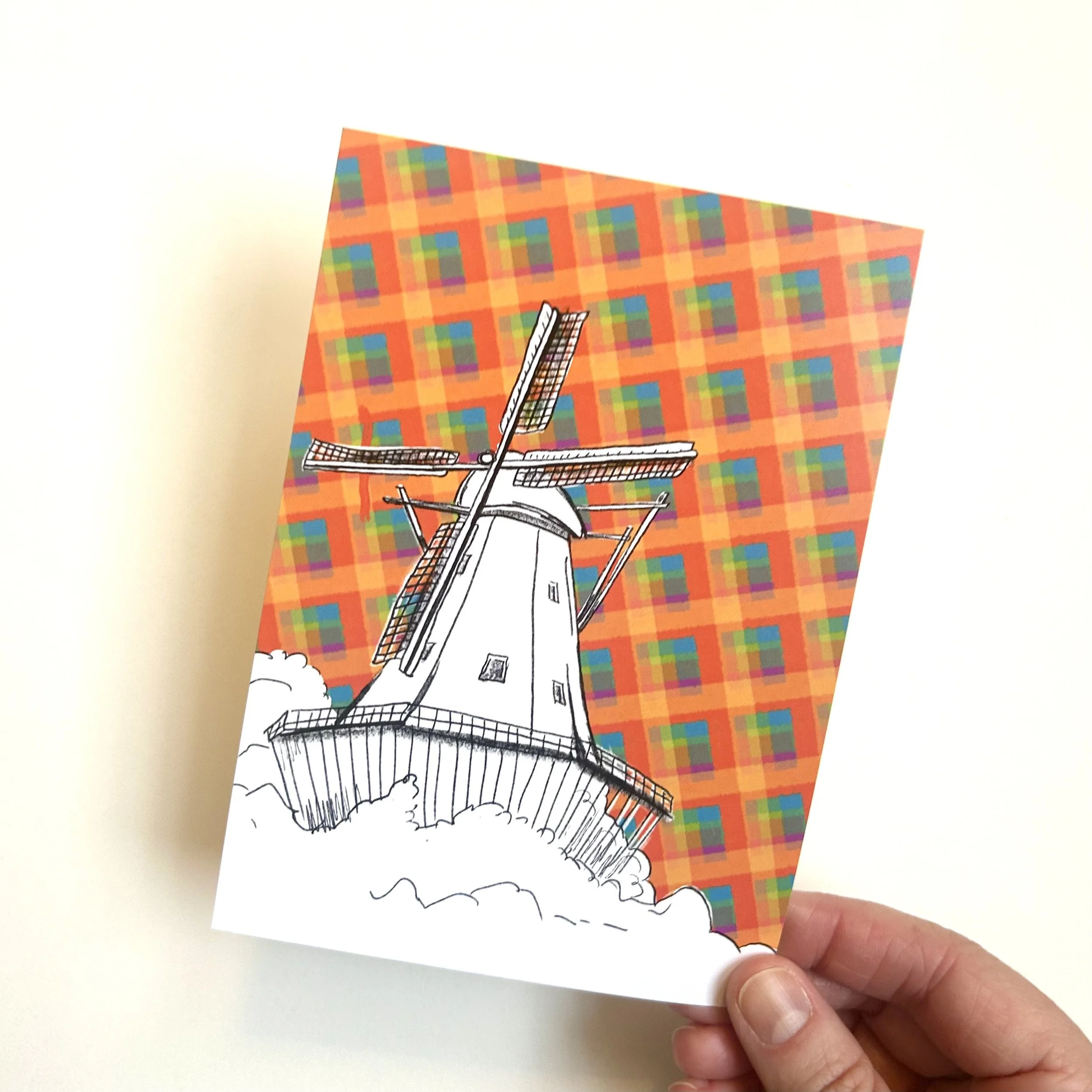Windmill A6 Print
