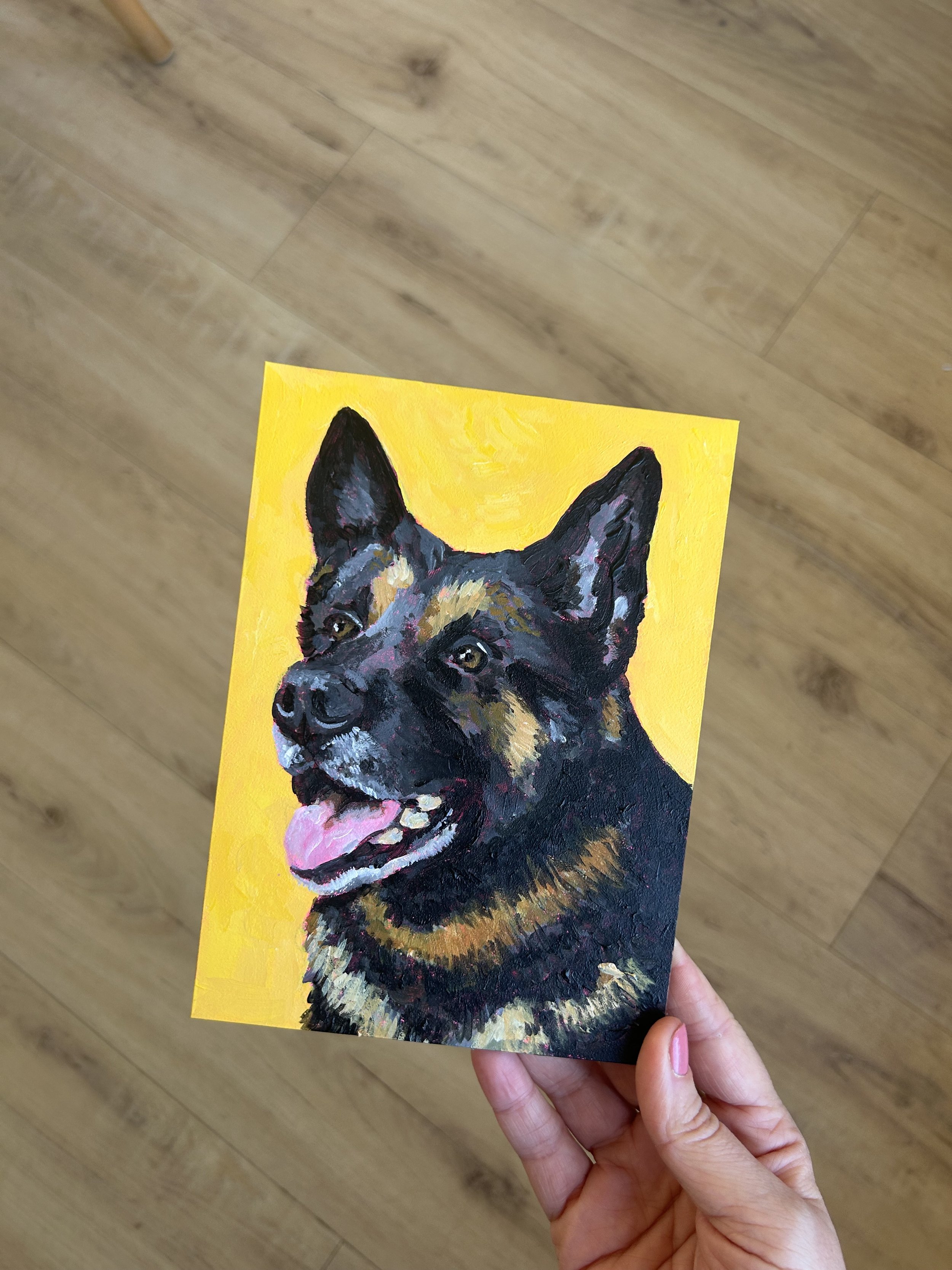 Small Pet Portrait     13 x 18 cm