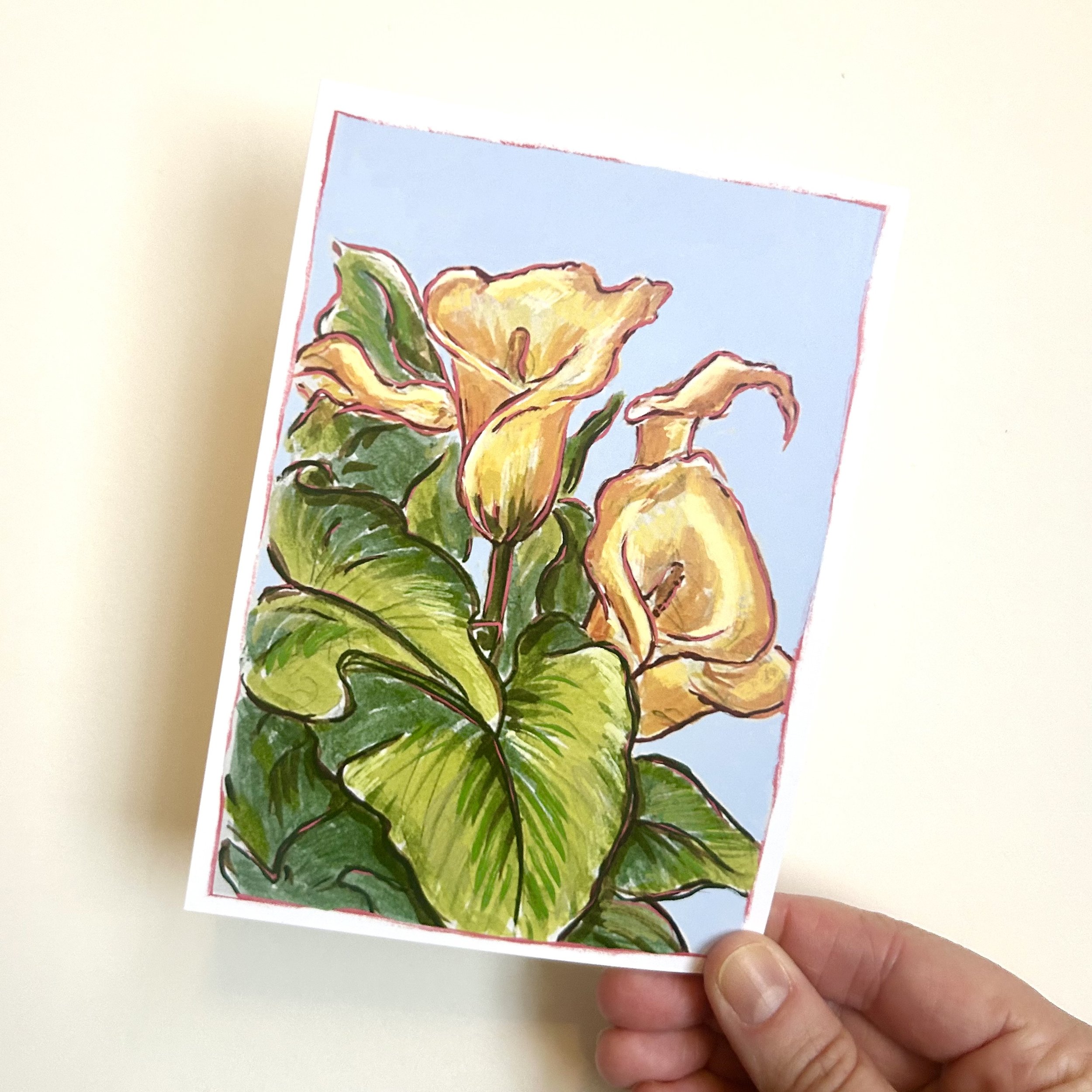 Calla Lillies A6 Print