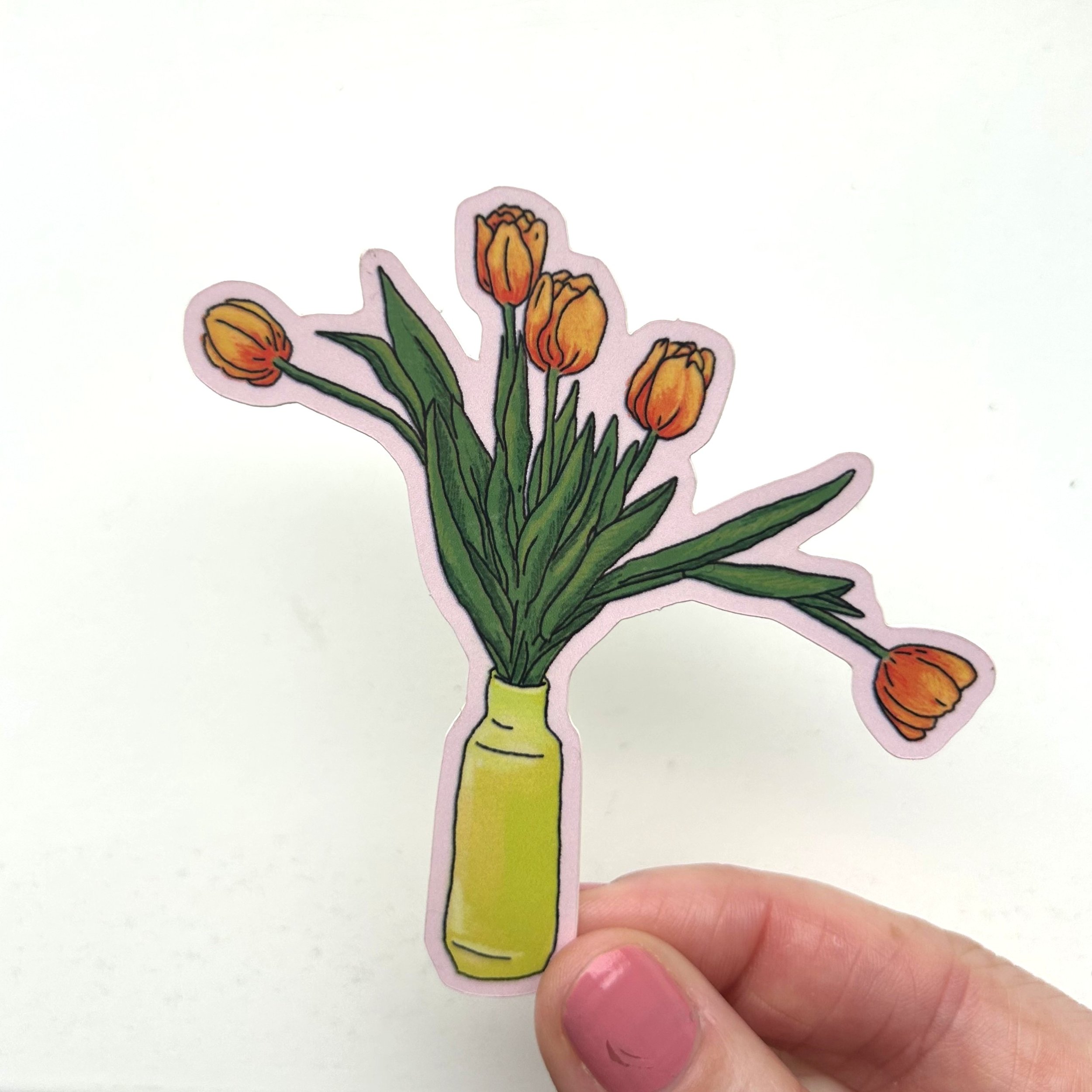 Tulip Vase Sticker