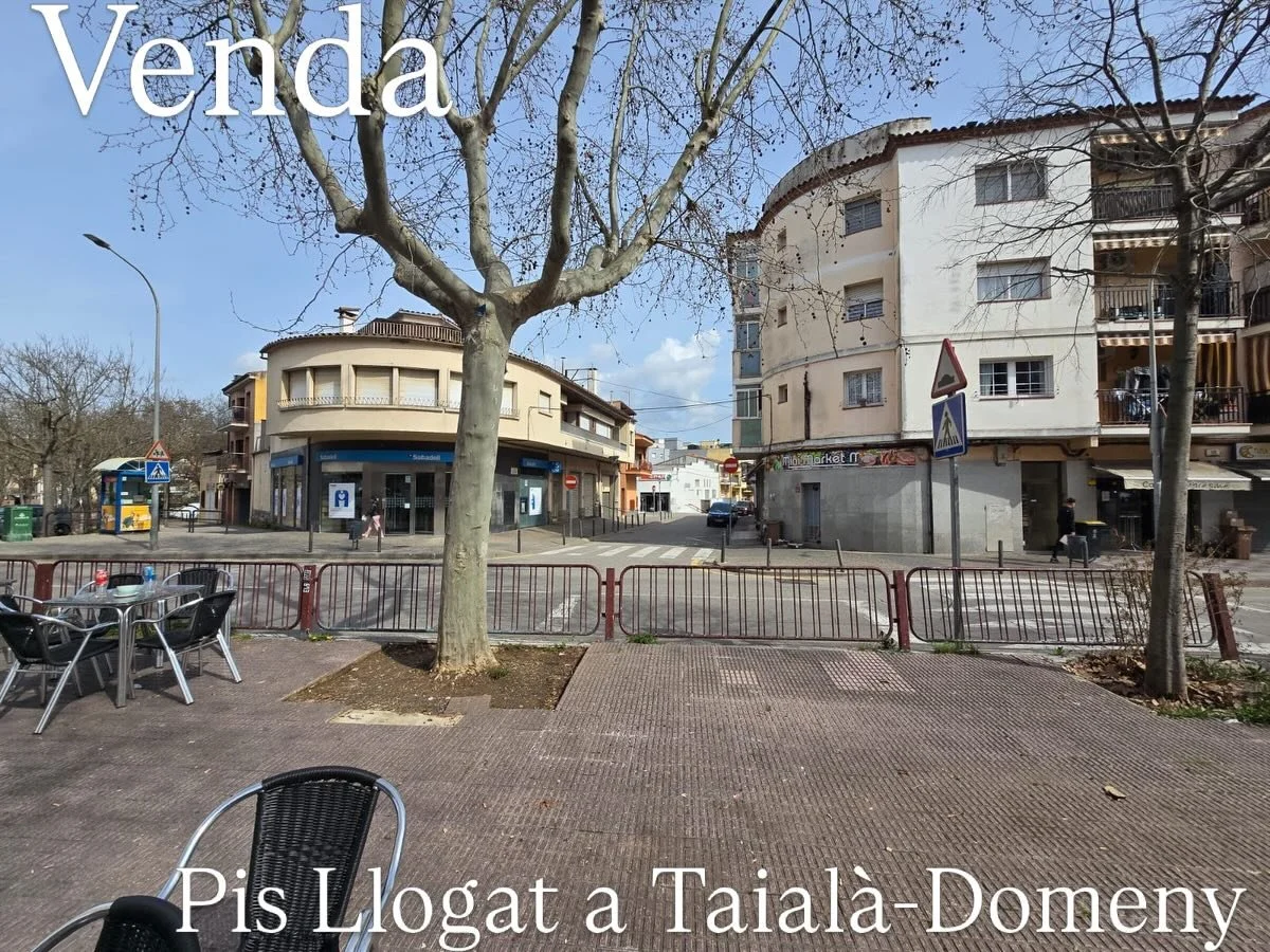 🏡 Pis en venda a Girona &ndash; Taial&agrave;-Domeny

Oportunitat ideal tant per inversi&oacute; com per viure-hi en el futur.

📐 55 m&sup2; constru&iuml;ts
🛏️ 2 habitacions
🛁 1 bany complet
🍳 Cuina independent
🛋️ Menjador / sala d&rsquo;estar
