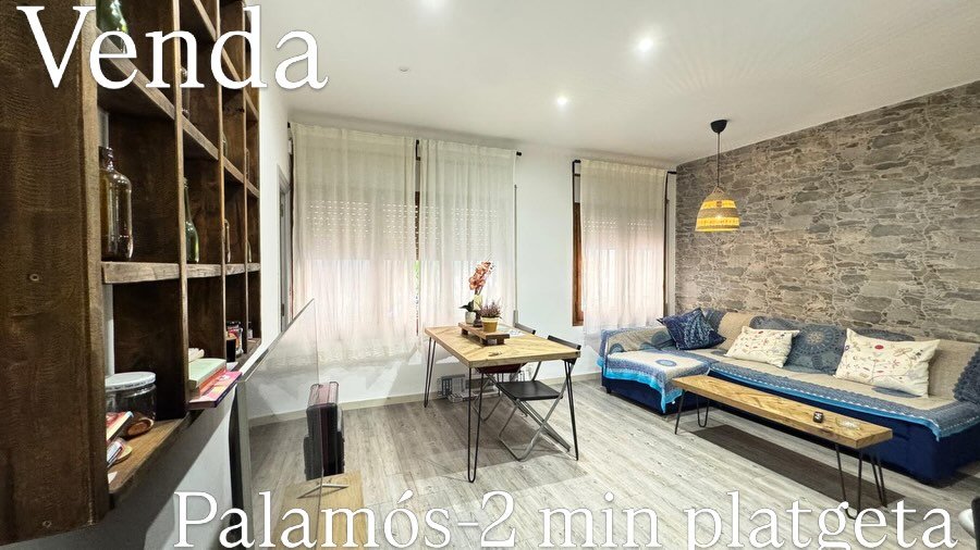 🌊 Viu a 2 minuts de la platja a Palam&oacute;s 

Busques un pis a prop del mar llest per entrar-hi a viure o invertir? Aquesta &eacute;s la teva oportunitat 💥 

✨ 63 m&sup2; molt ben aprofitats 
🛏️ 1 habitaci&oacute; (amb possibilitat real de torn
