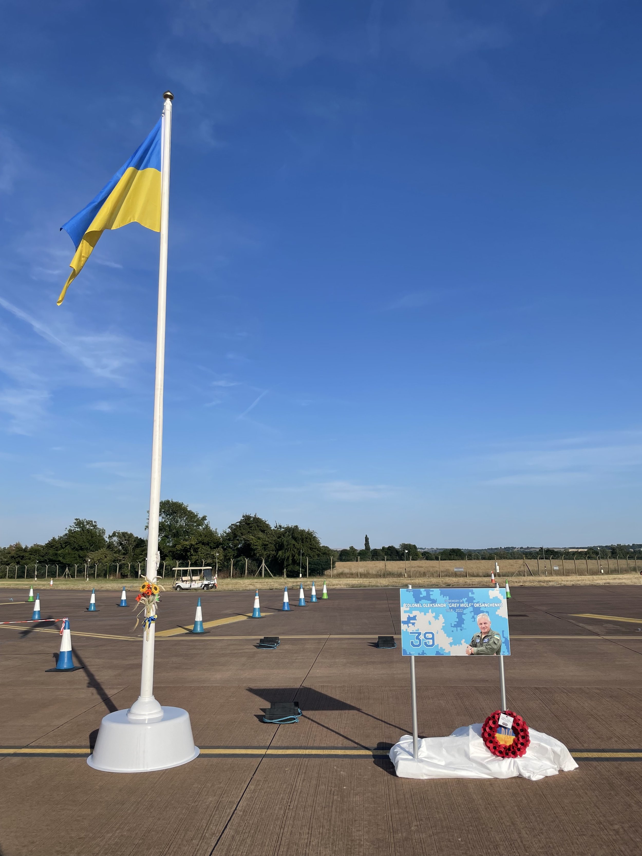 Colonel Oleksandr Oksanchenko tribute, Royal International Air Tattoo 2022