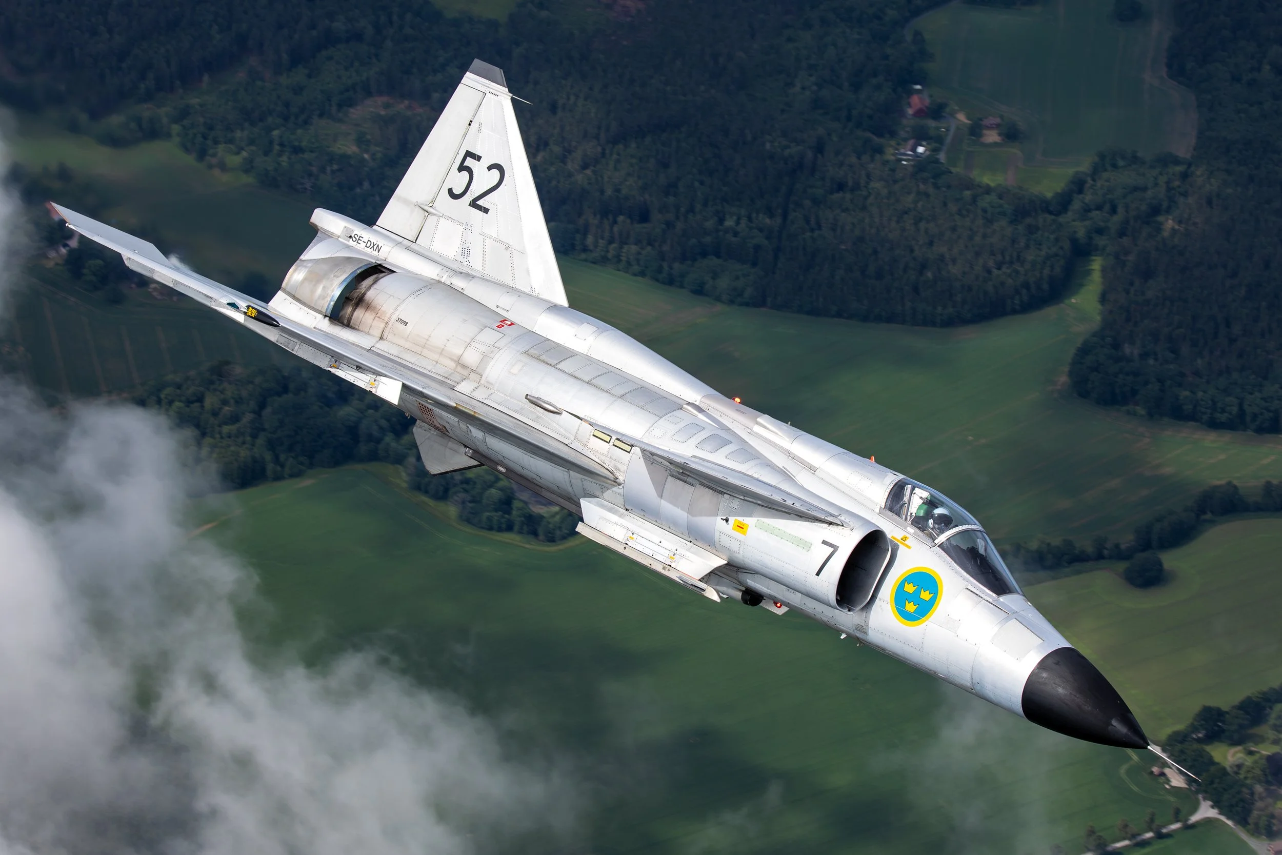  Saab AJS 37 Viggen SE-DXN 

Swedish Air Force Historic Fligh‍t