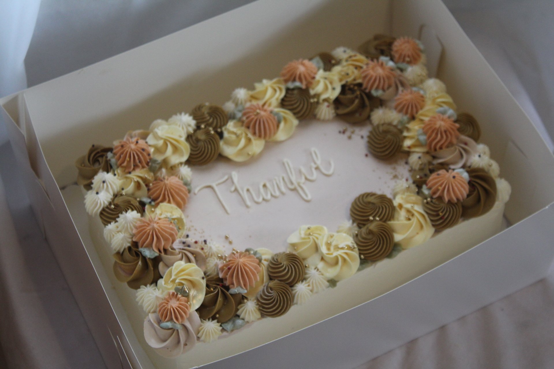 Thanksgiving Sheet Cake