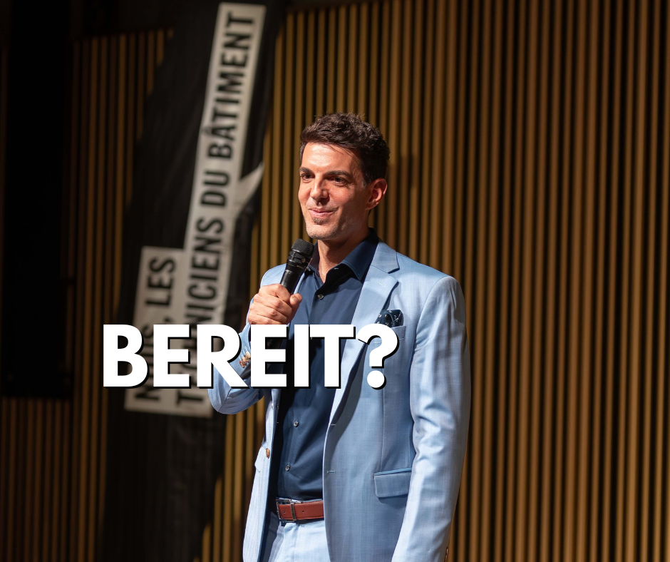 Bereit für die Bühne? Bin ich eigentlich nie.