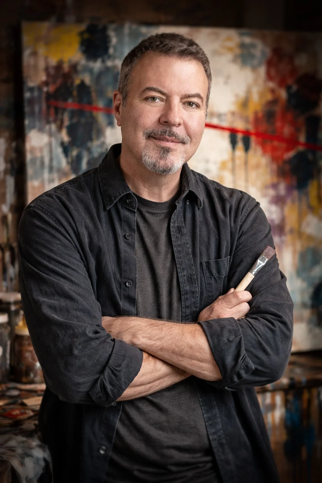 Photo of Shane Olafson Painting