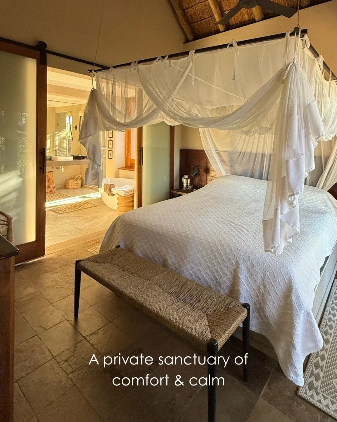 Each of the five bedrooms at Morala is thoughtfully designed to offer both comfort and privacy.

A place for quiet moments immersed in nature, while thoughtful touches ensure a seamless bush experience.

View availability and rates via the link in bi