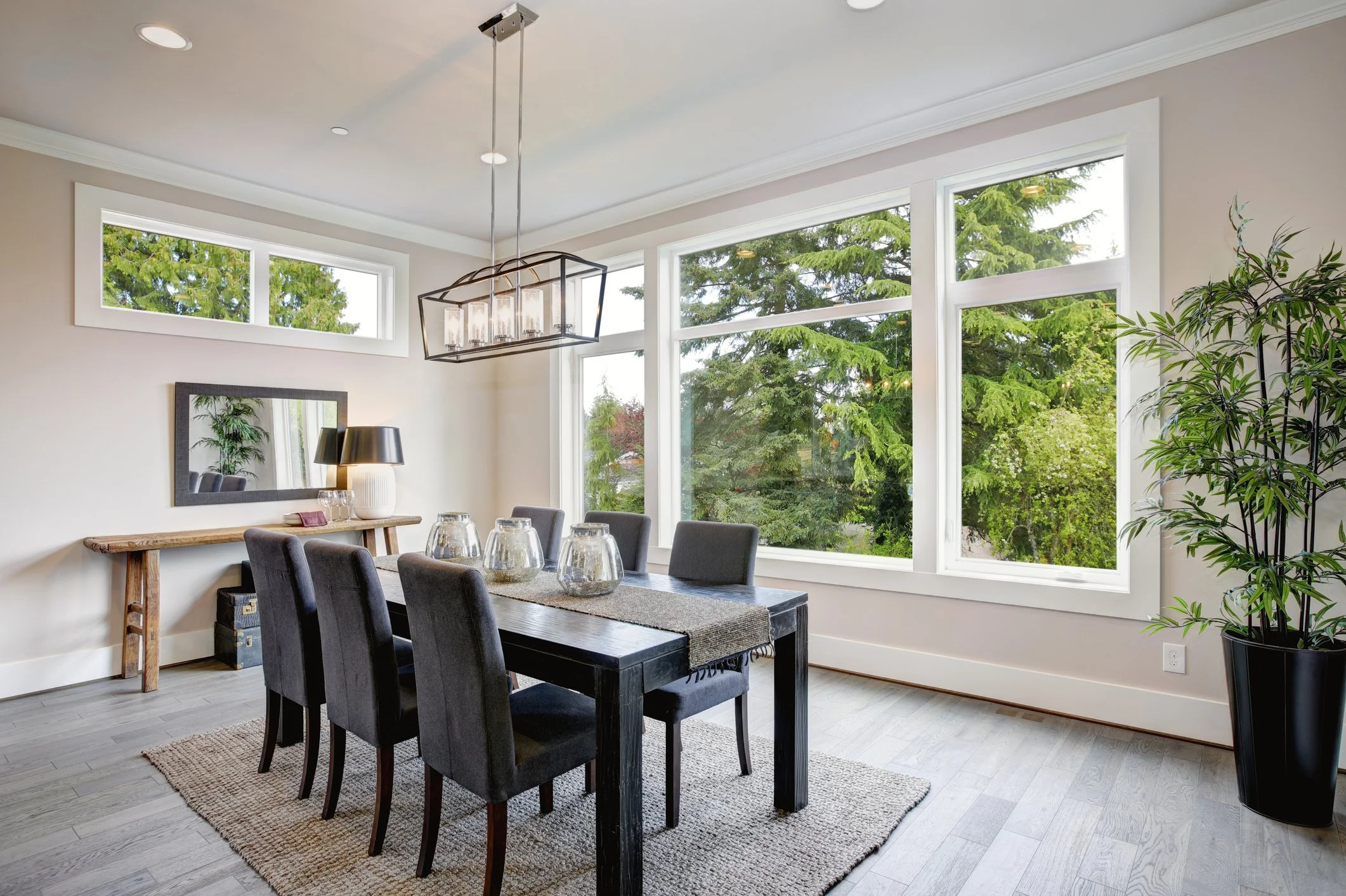 large dining room windows