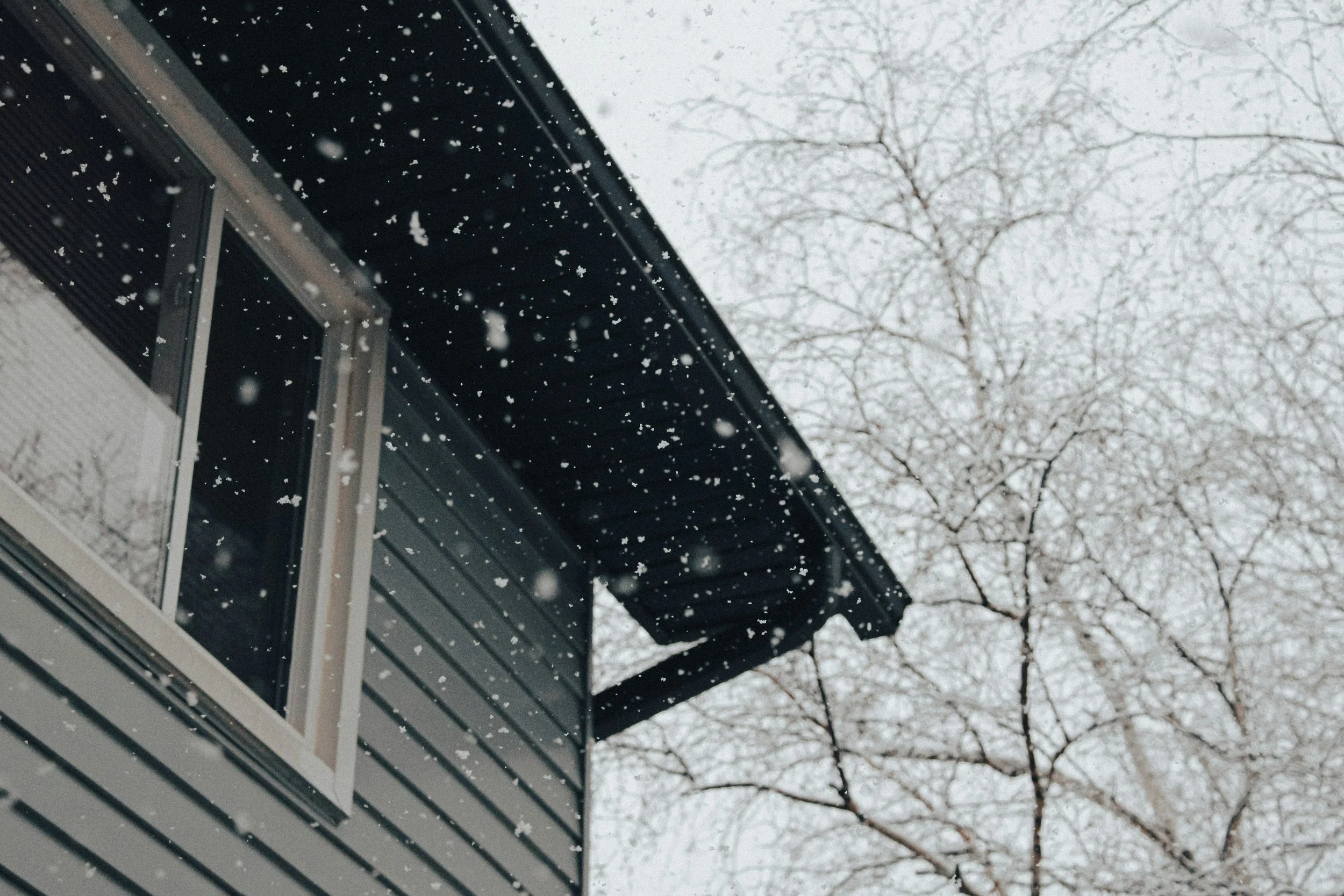 siding in snow weather