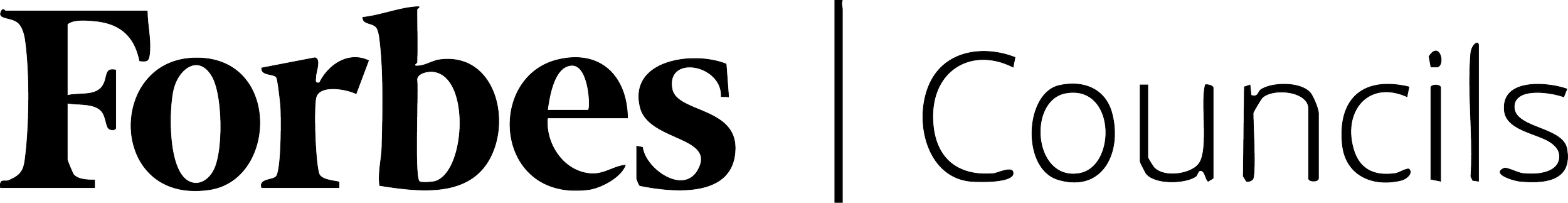 The logo of Forbes Council with the word 'Forbes' in bold stylized font and 'Council' in a thinner font separated by a vertical line.