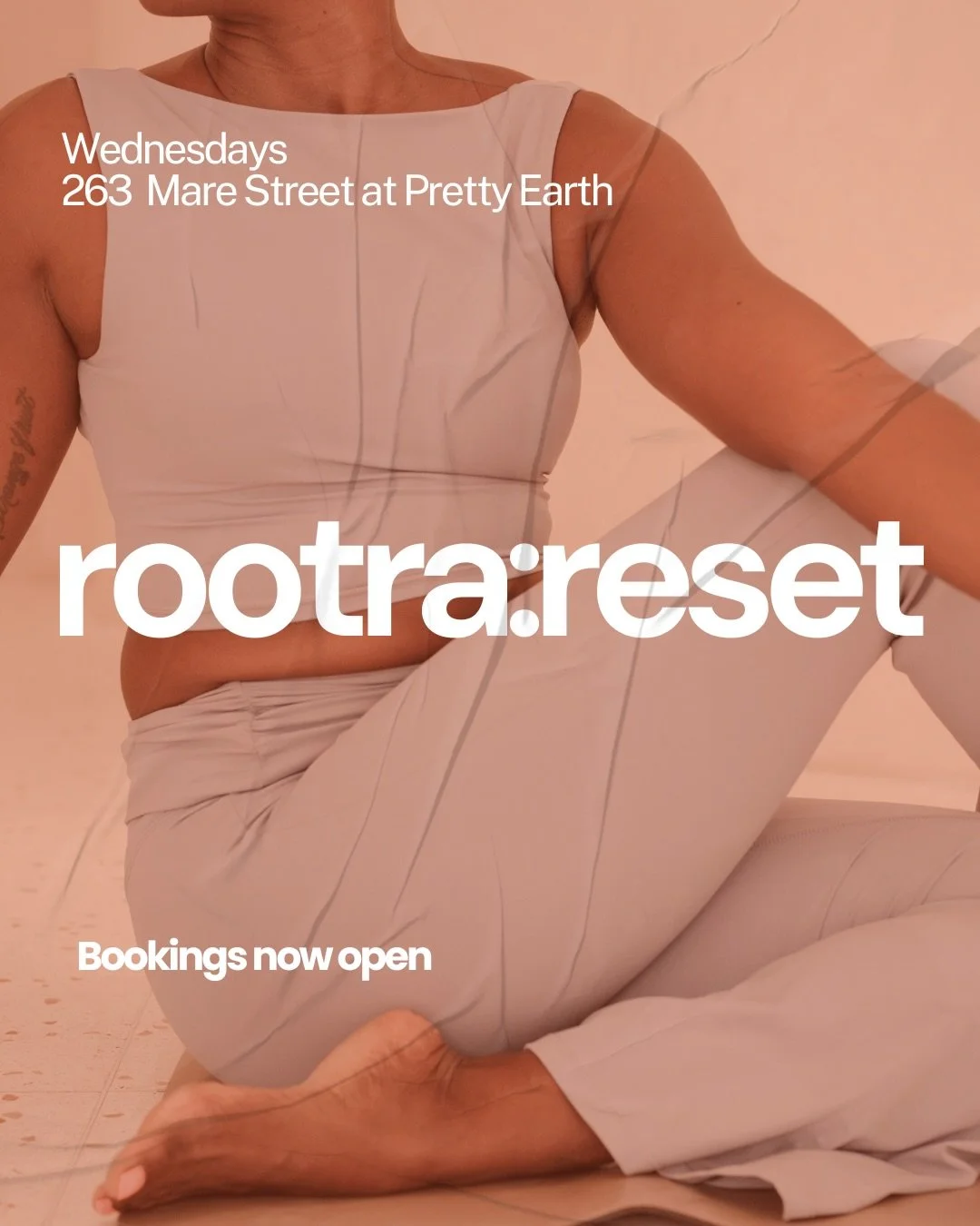 New year, new energy, new space to breathe.

Rootra Reset is about moving your body, clearing your head and pressing pause.

No pressure to perform, just a feel-good reset for your body and mind. 

Book now via the button on our profile!

Our launch 