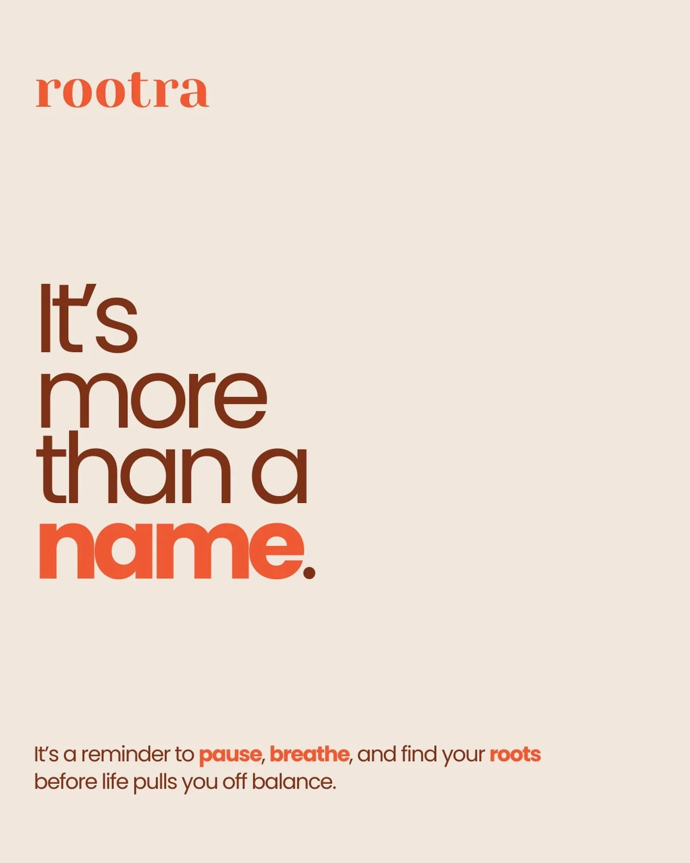 Have you ever felt unsteady without knowing why?

In yoga, this is often linked to the root chakra - the energy centre that supports our sense of stability, safety and connection to the body and self.

Rootra was inspired by this energy centre.

It&r