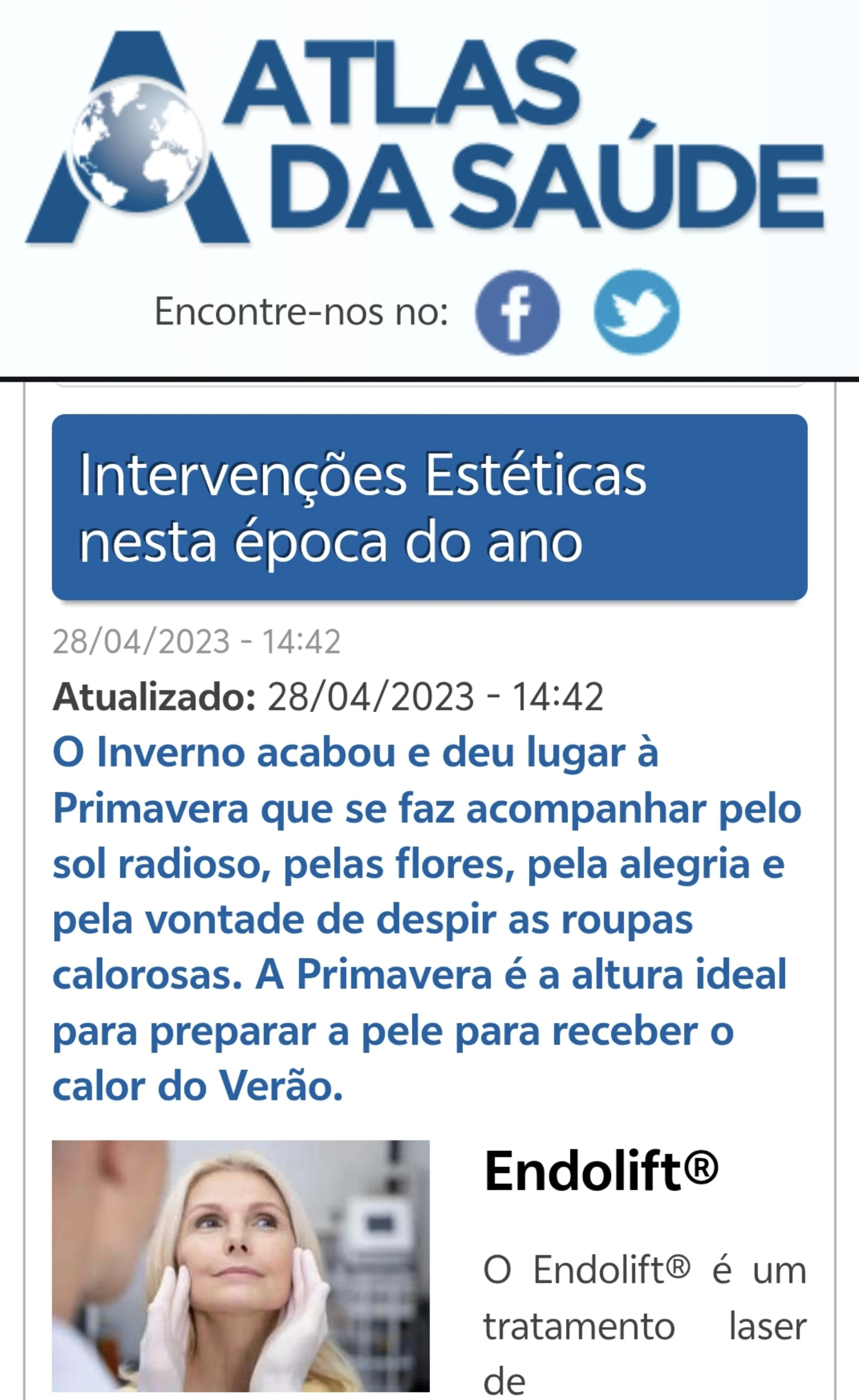 Intervenções Estéticas no Inverno