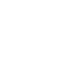 Black background with a white flame icon