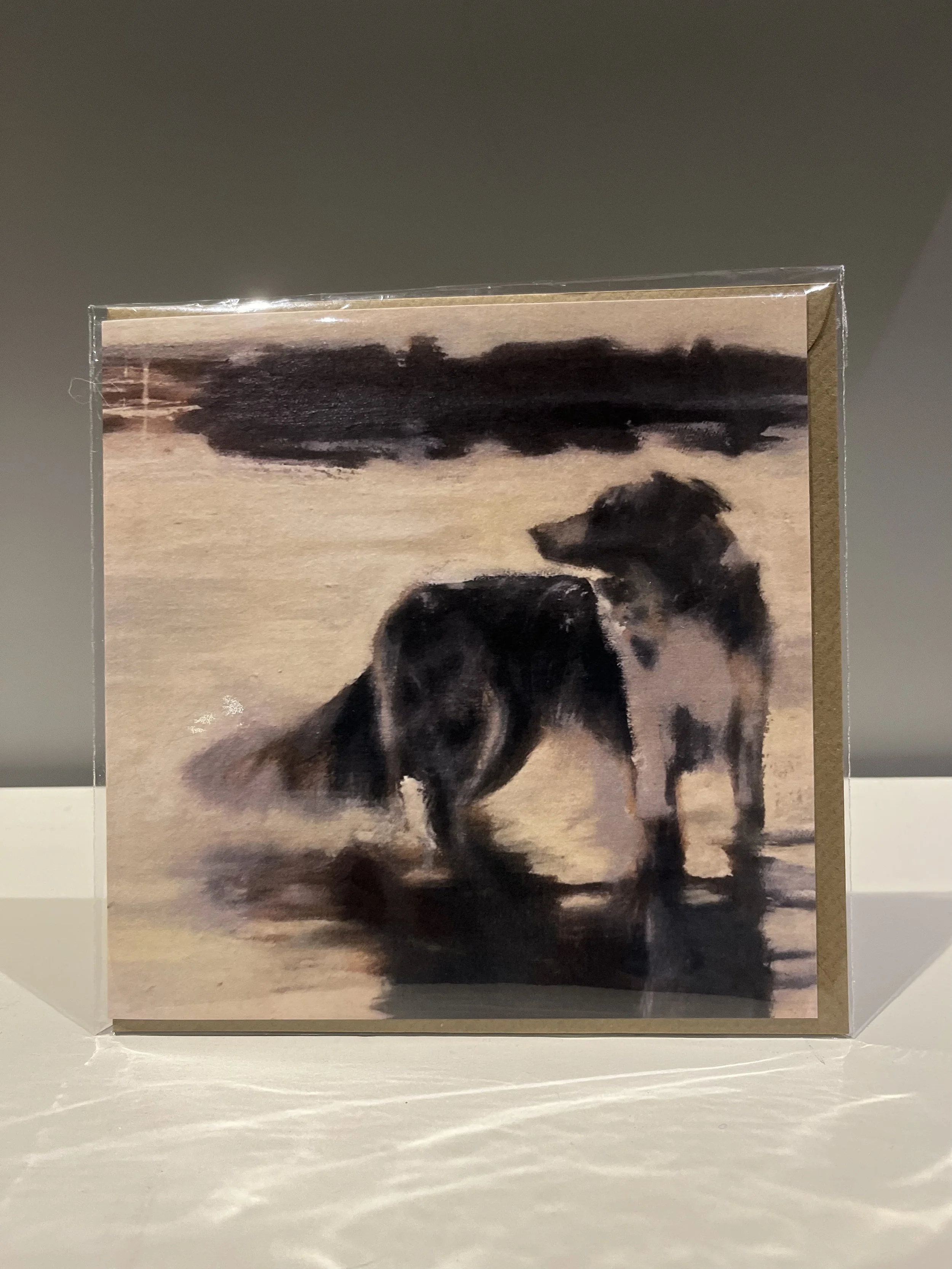 Blue on the beach (study)