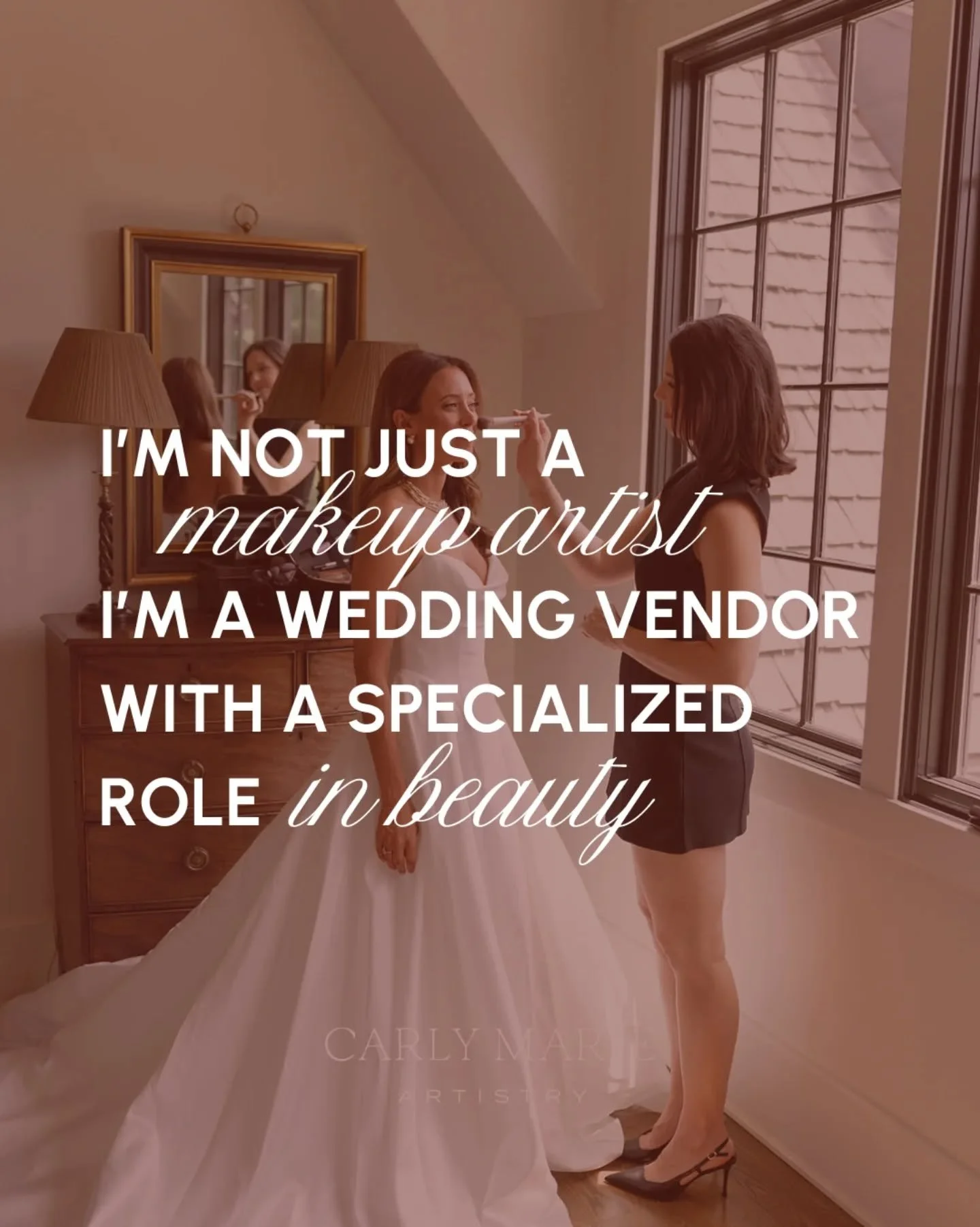 As the wedding vendor that sets the entire tone for your day it's important to me that 

🤍 I create a calm environment for you to get ready in
🤍 I know how to run a successful wedding morning to remain on time and stress free
🤍 I know what this da