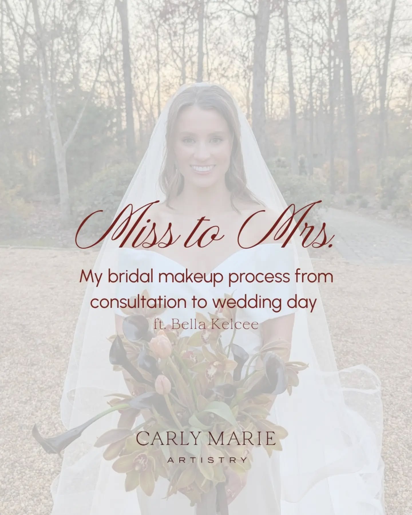 Swipe through to read more behind Bella Kelcee's bridal makeup look and how we utilized 2 bridal previews to curate her perfect wedding day makeup look 

Bella Kelcee was truly so stunning and her makeup featured 
🤍 Full coverage foundation to cover