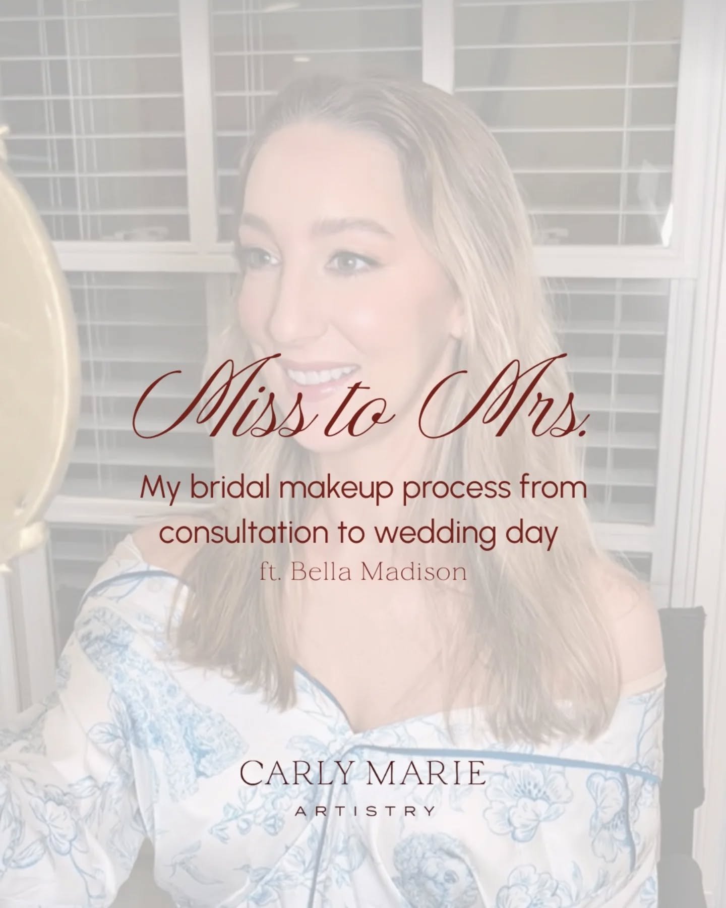 Bella Madison Miss to Mrs 🤍

For her bridal makeup preview we went for a more natural soft glam with soft complexion for blush and bronzer and soft matte eyes and a fluffy lash 

Her rehearsal dinner makeup we did a more cool toned eye with shimmer 