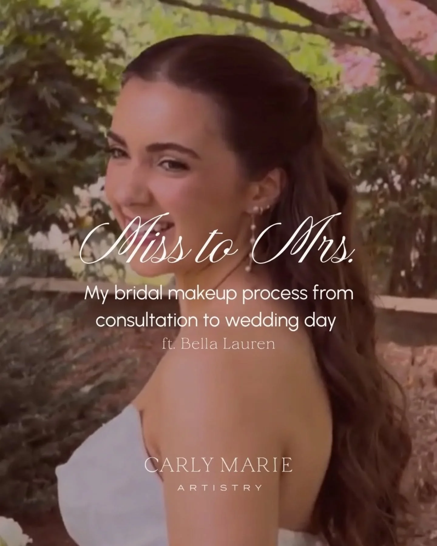 Bella Lauren wanted to feel like a beautiful bronzey bride for her wedding day

to acheive that she 
🤍 got a spray tan for her wedding
🤍 We amped up her bronzer from her preview to help her feel like she just came from the beach
🤍 Amped up all her