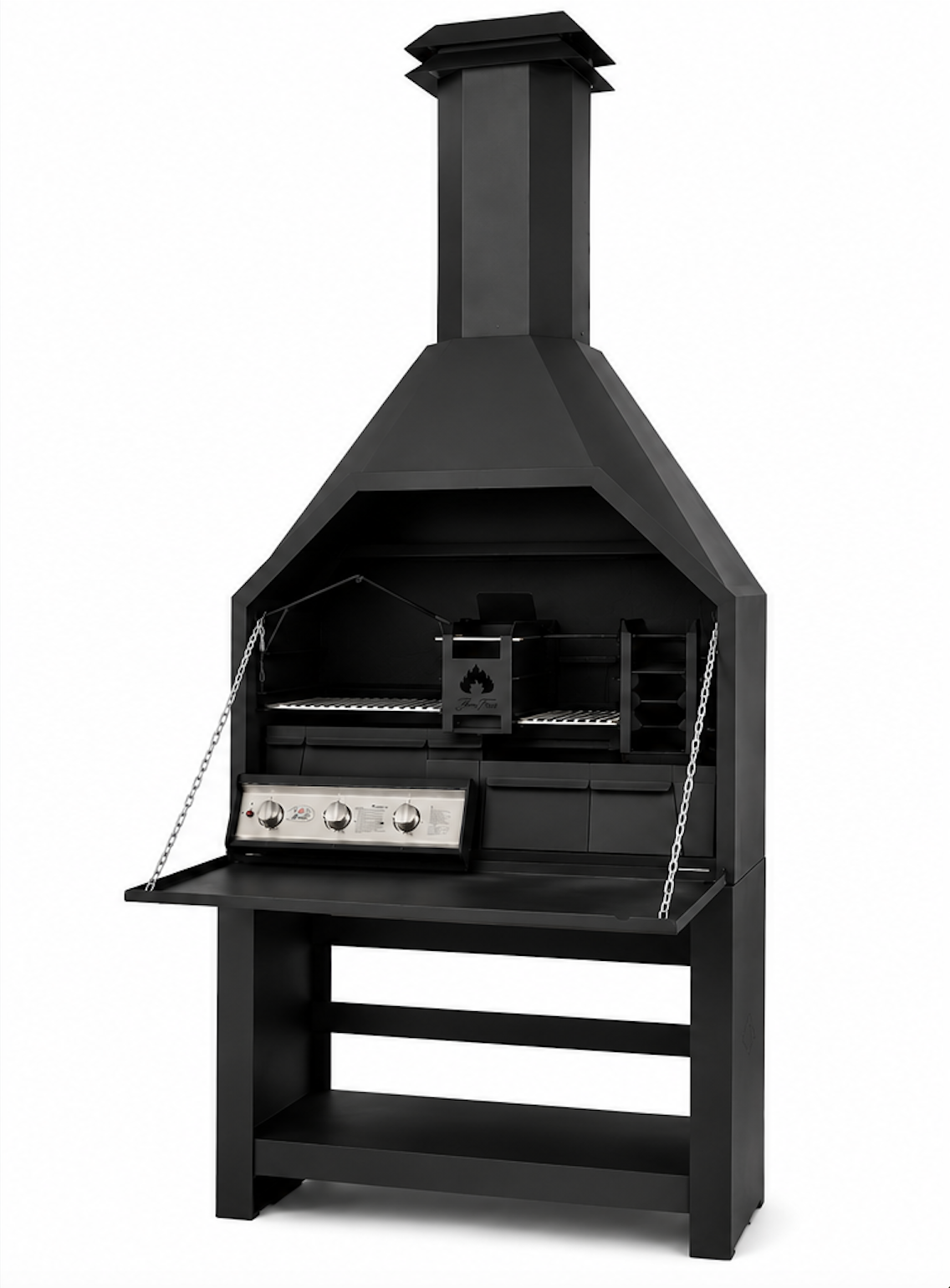 Deluxe Freestanding Gas Combo Braai