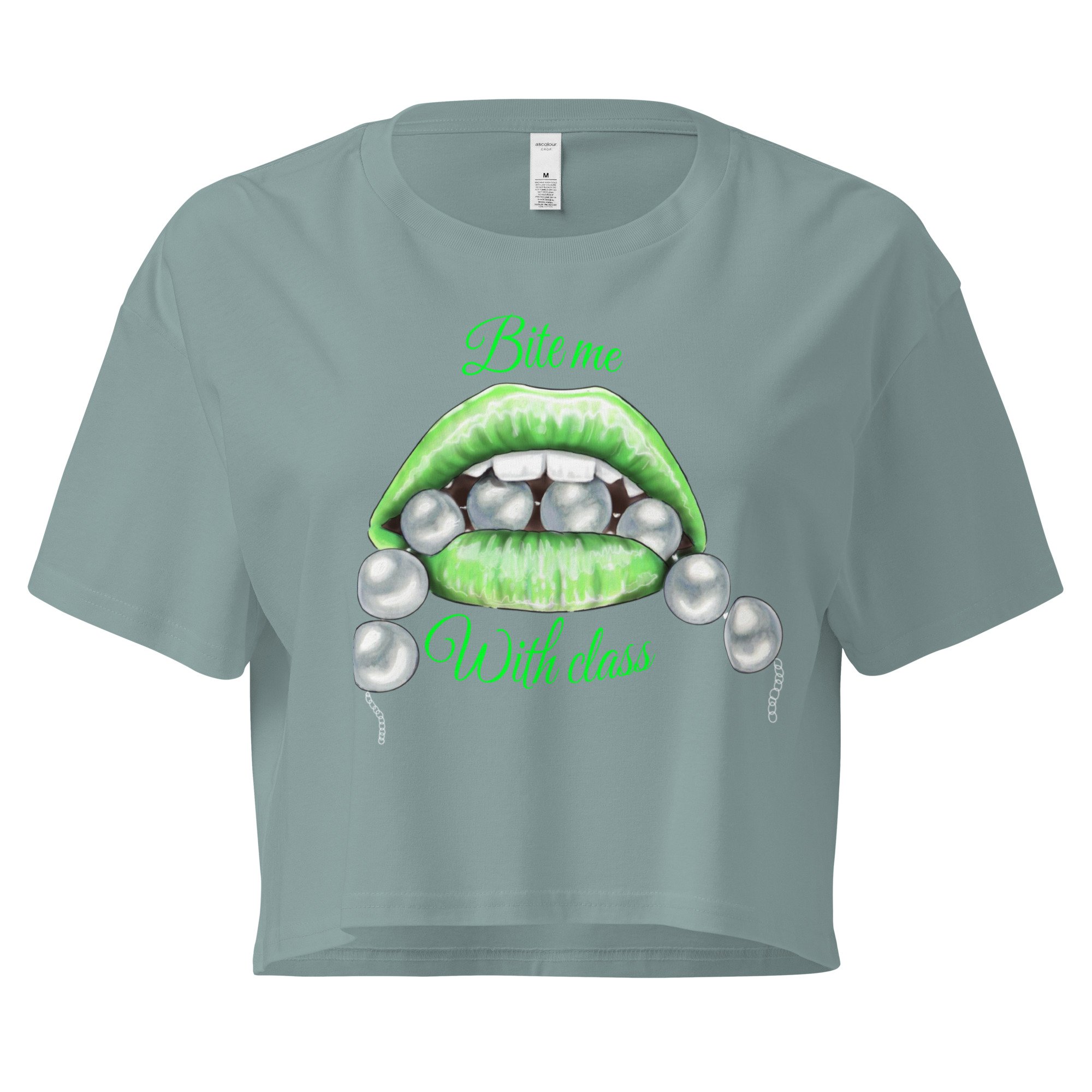 Bite Me with Class - Women’s Crop Top